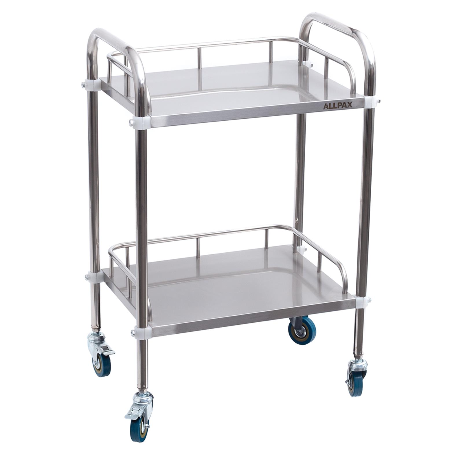 Laborwagen mit 2 Ablagen