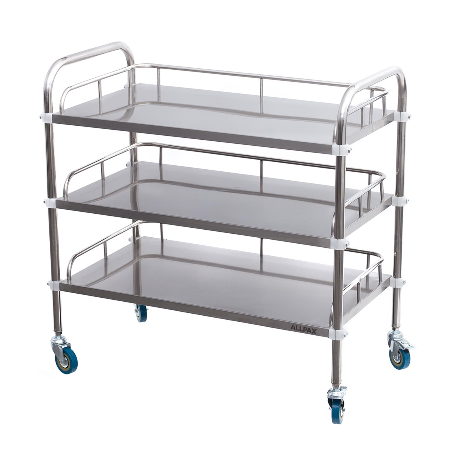 Laborwagen mit 3 Ablagen 80 x 48 x 86 cm