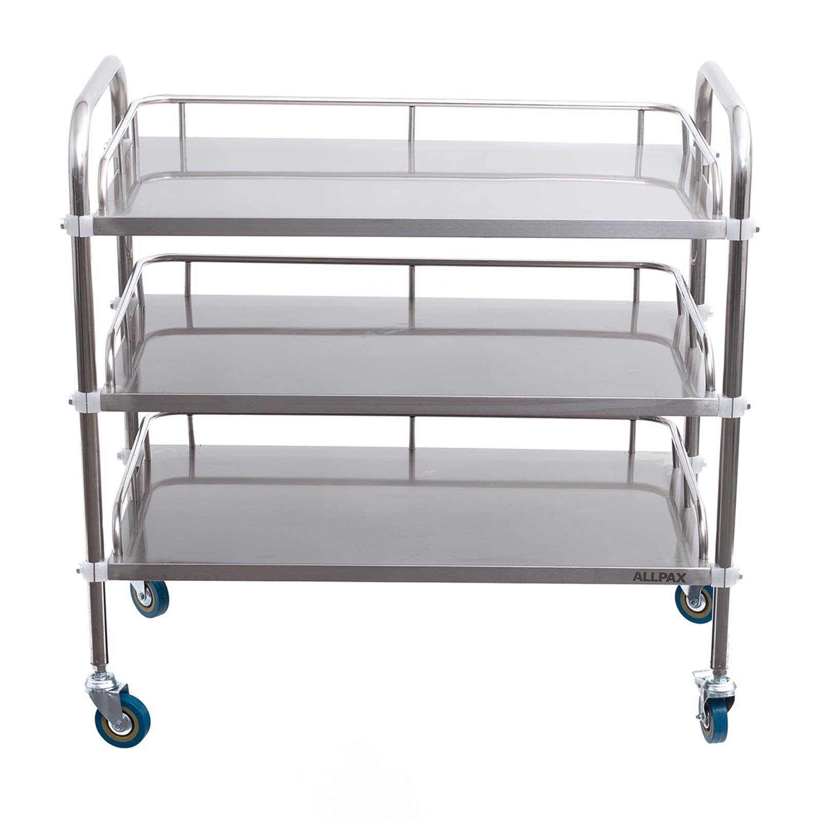 Laborwagen mit 3 Ablagen 80 x 48 x 86 cm
