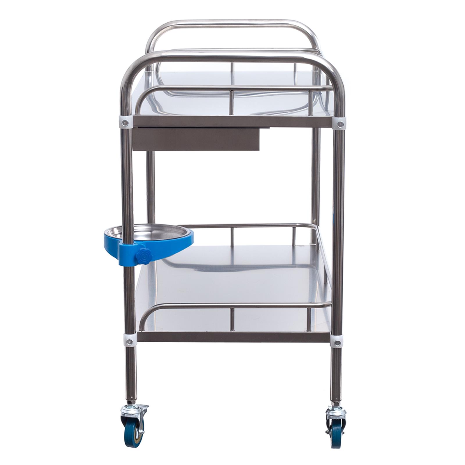 Laborwagen mit 2 Ablagen und  Schublade 80 x 48 x 86 cm