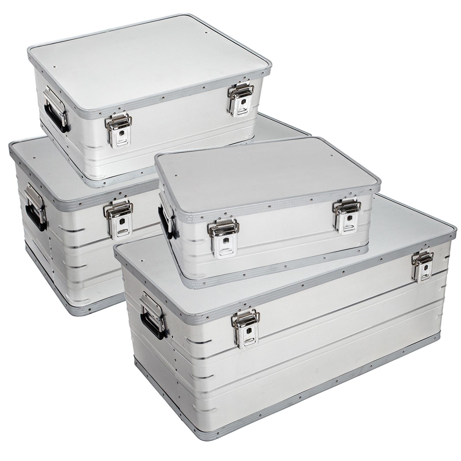 Aluminium Boxen Set
