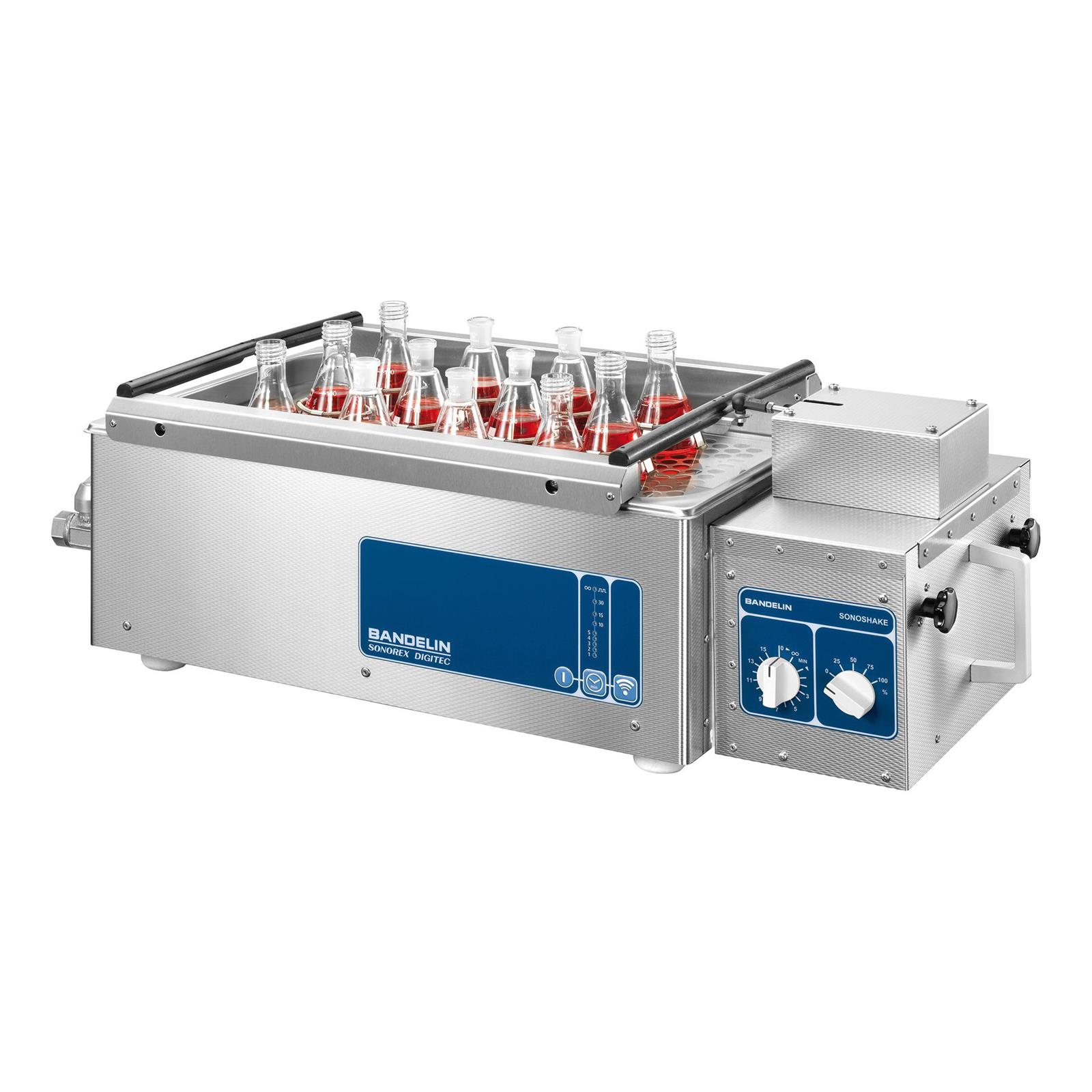 Ultraschallbad mit Schüttelaufsatz