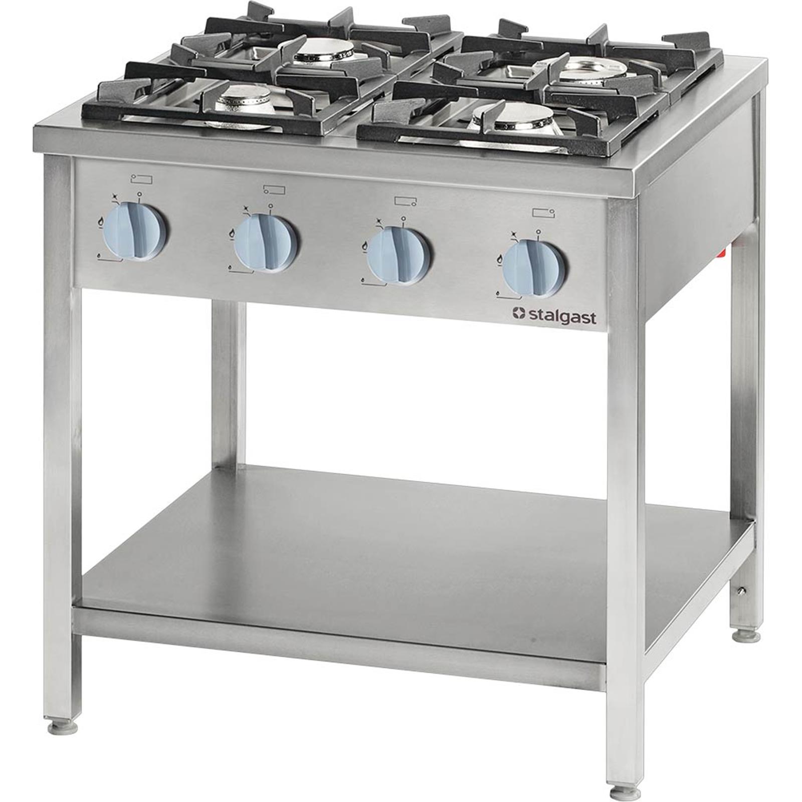 Gasherd Serie 900 &ndash; 4-Brenner, 900x900 mm