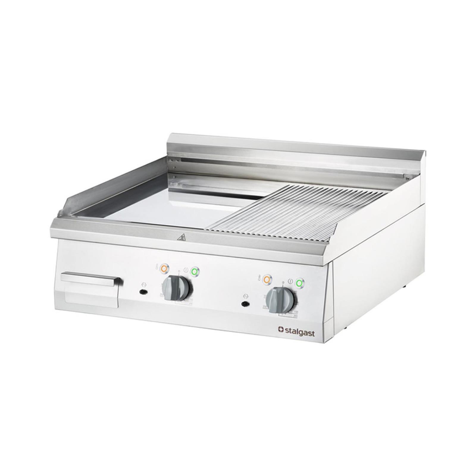 Verchromte Elektro-Griddleplatte 800x700 mm