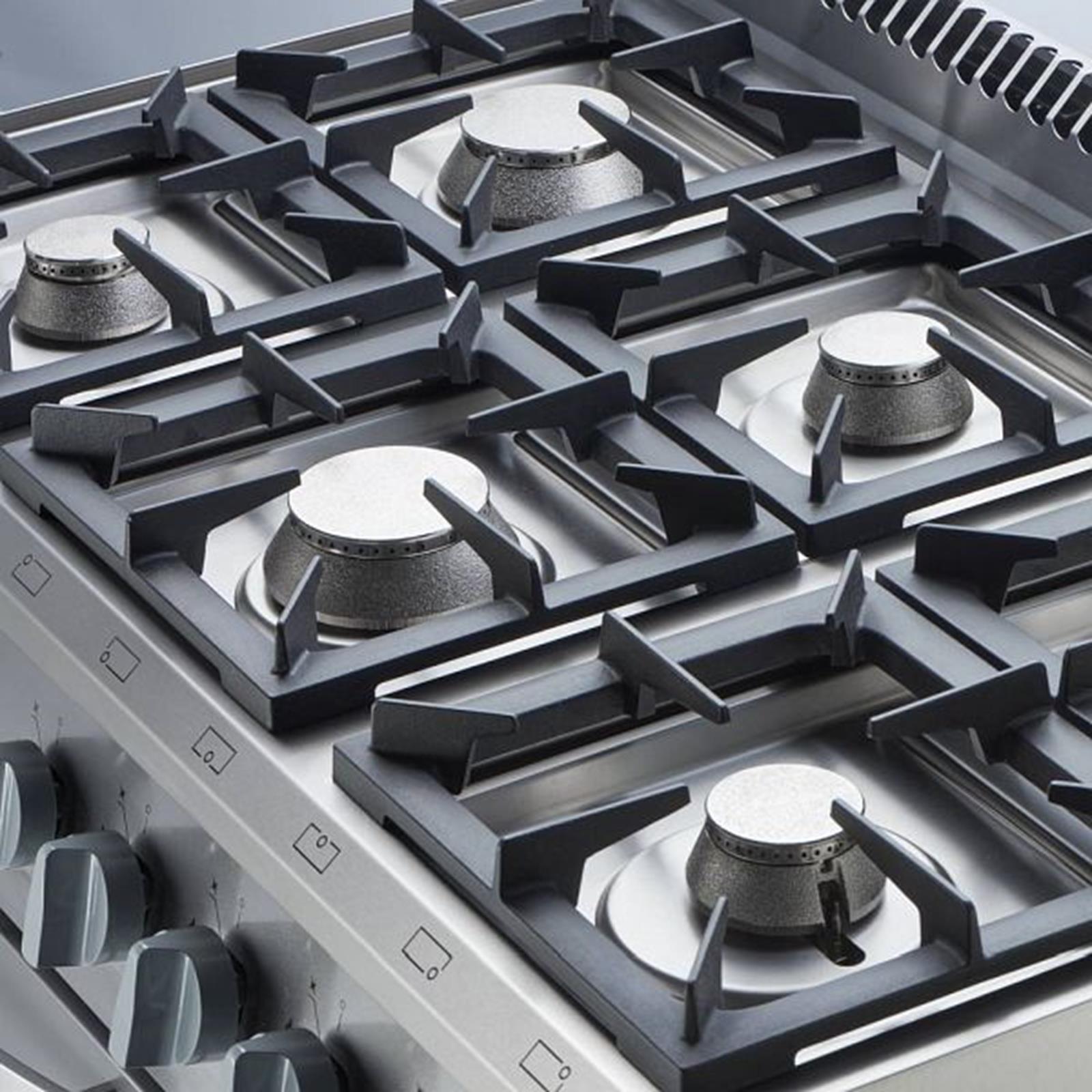 Gasherd Basic mit 6 Brennern &amp; Elektro-Umluft-Backofen GN1/1, Serie 700 ND