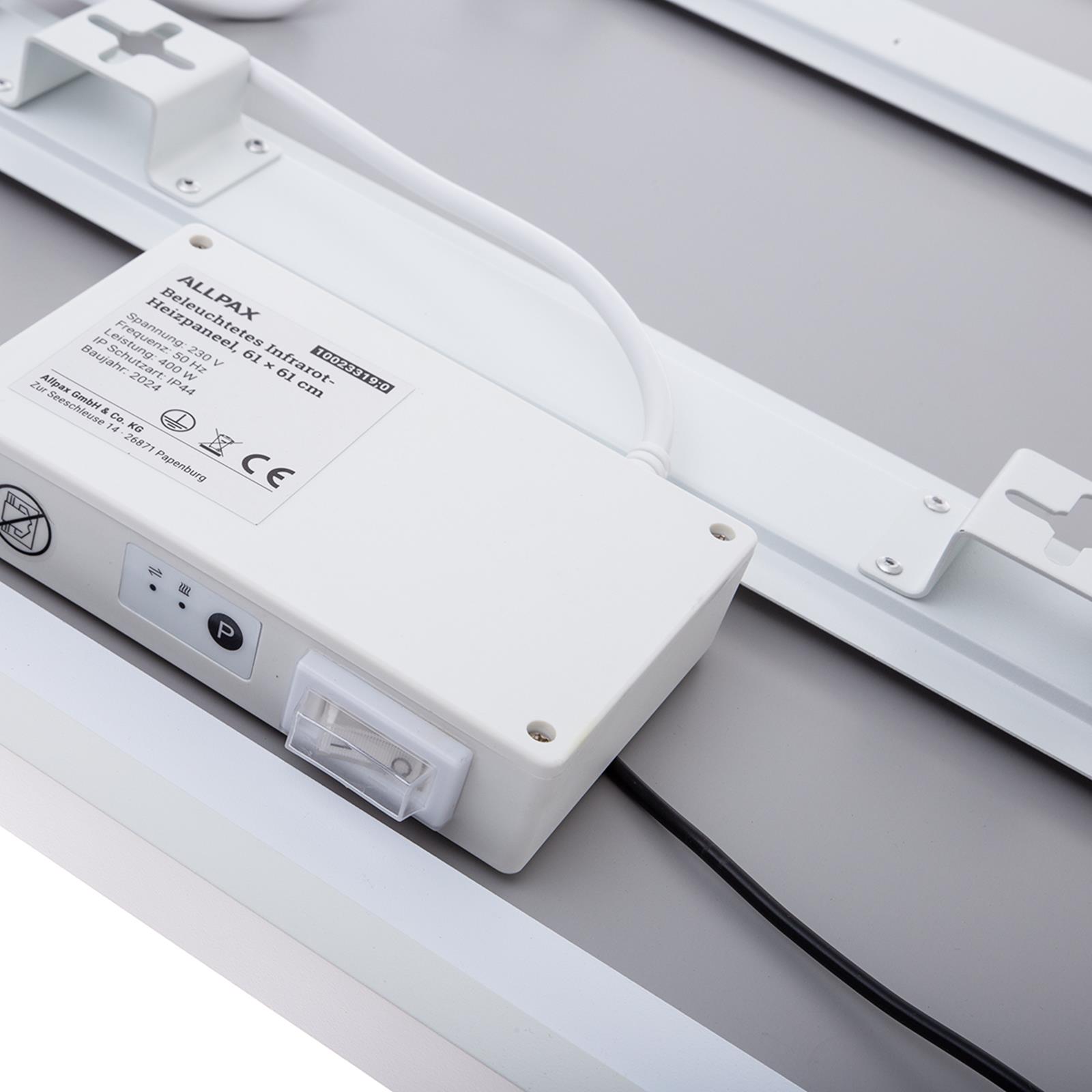 Infrarotheizung mit Licht 800 Watt