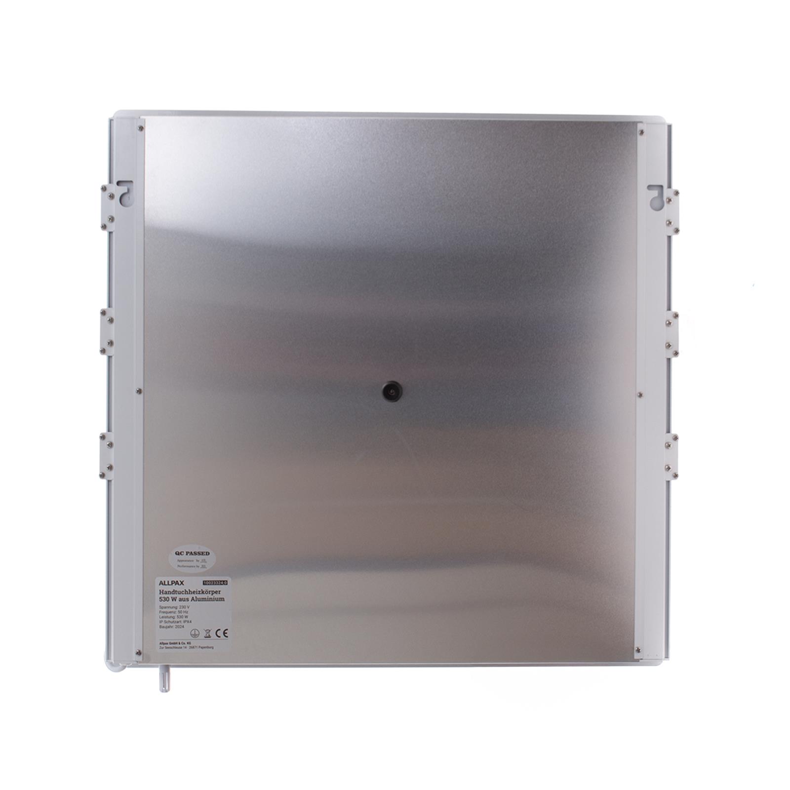 Handtuchheizkörper 530 W aus Aluminium