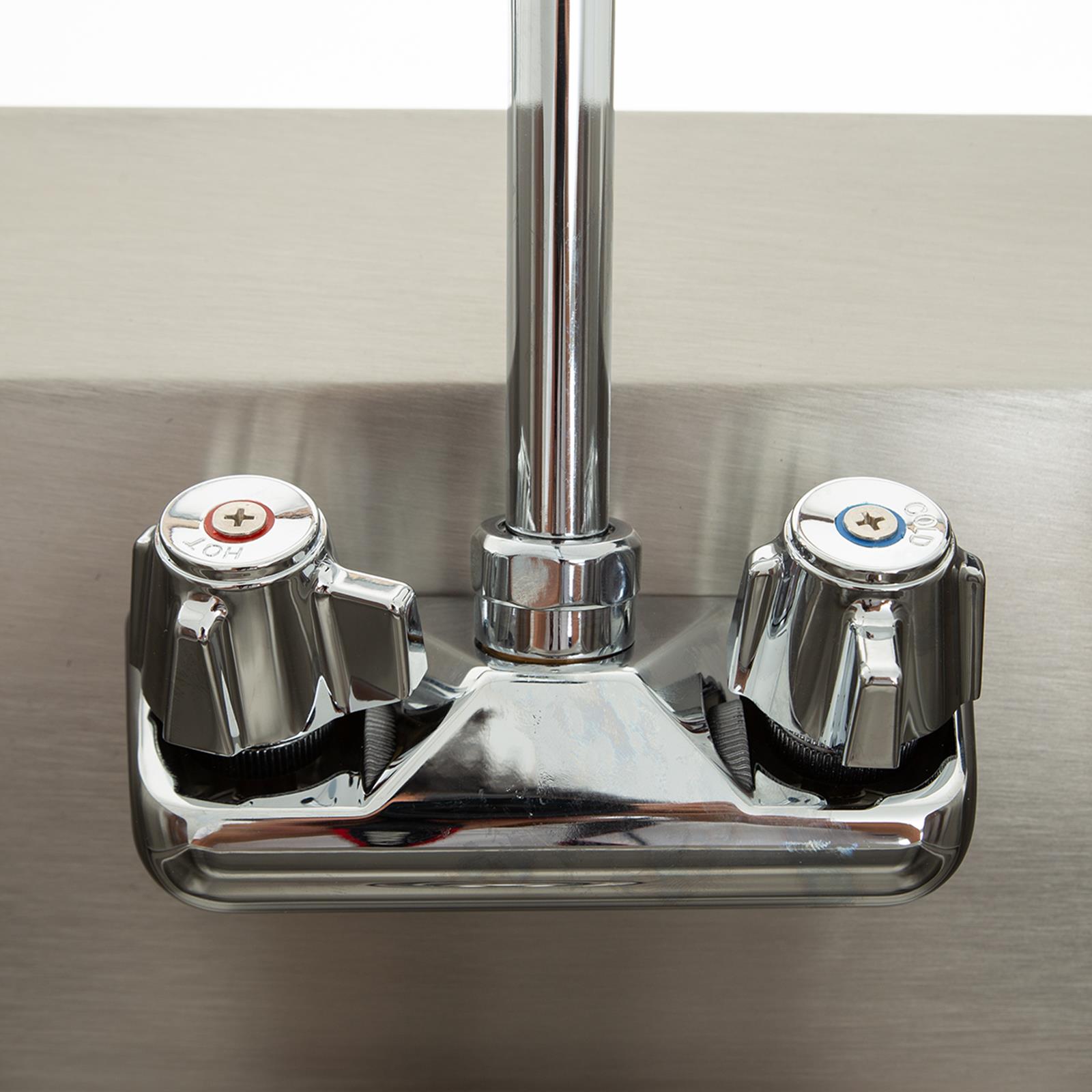 Handwaschbecken mit Seitenwänden Wasserhahn
