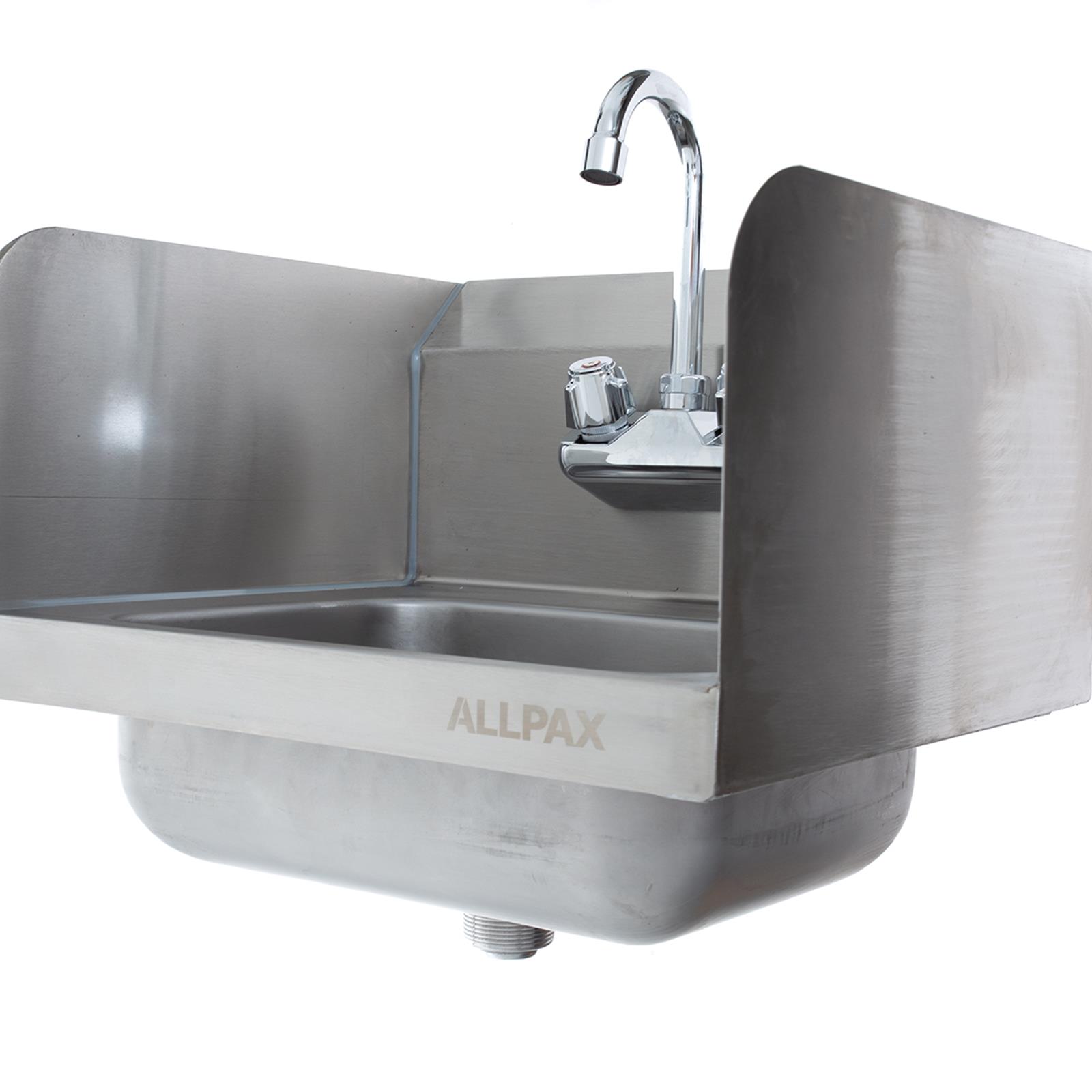 Handwaschbecken mit Seitenwänden