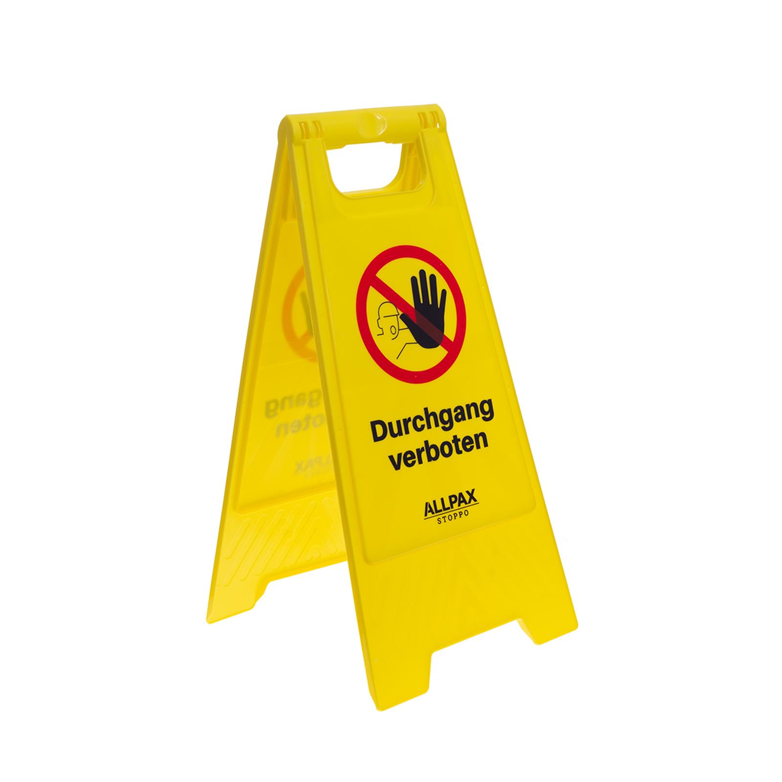 Aufsteller Durchgang verboten
