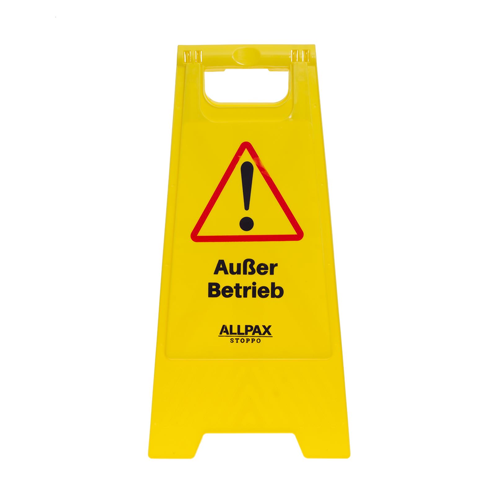 Aufsteller Frontalansicht