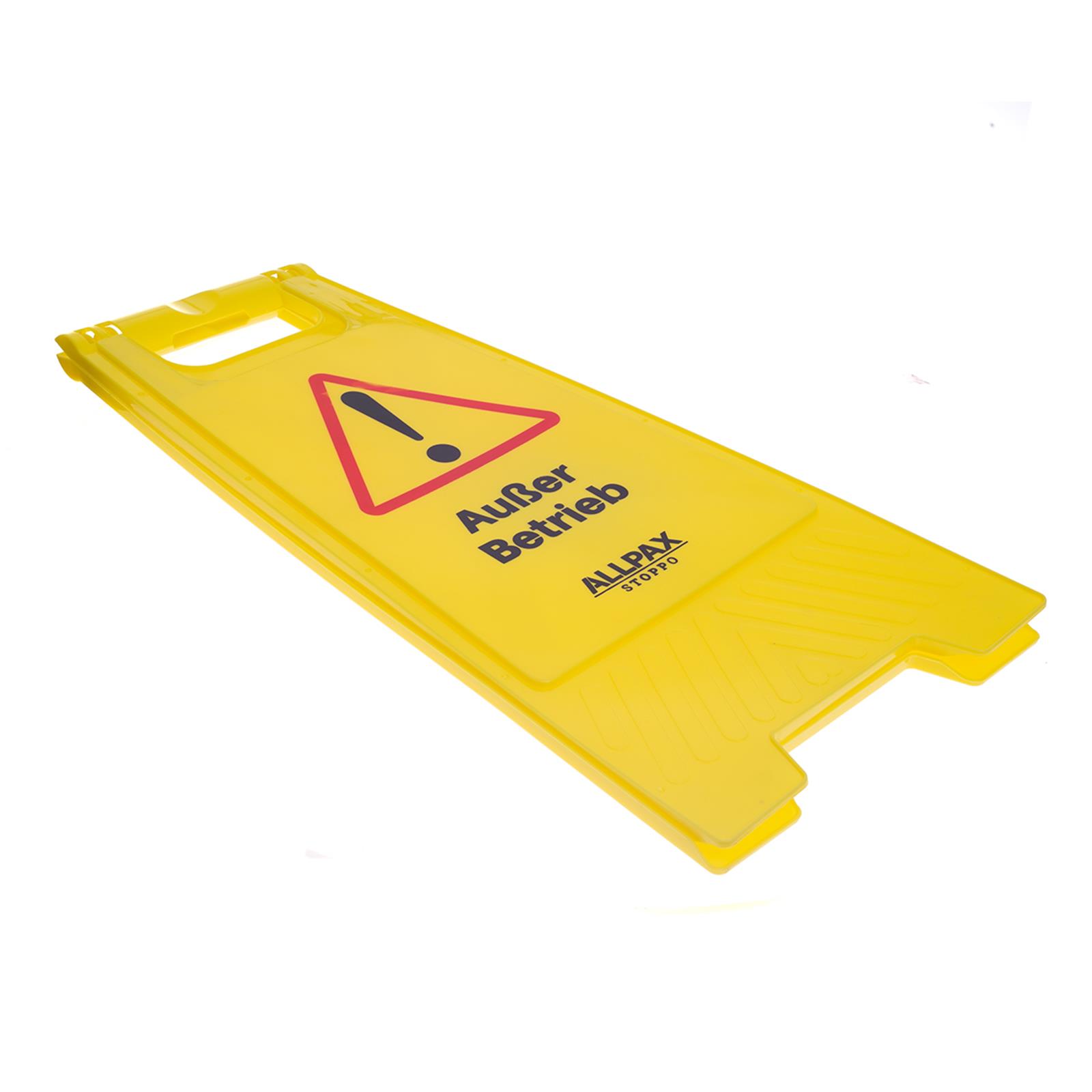 Aufsteller liegend
