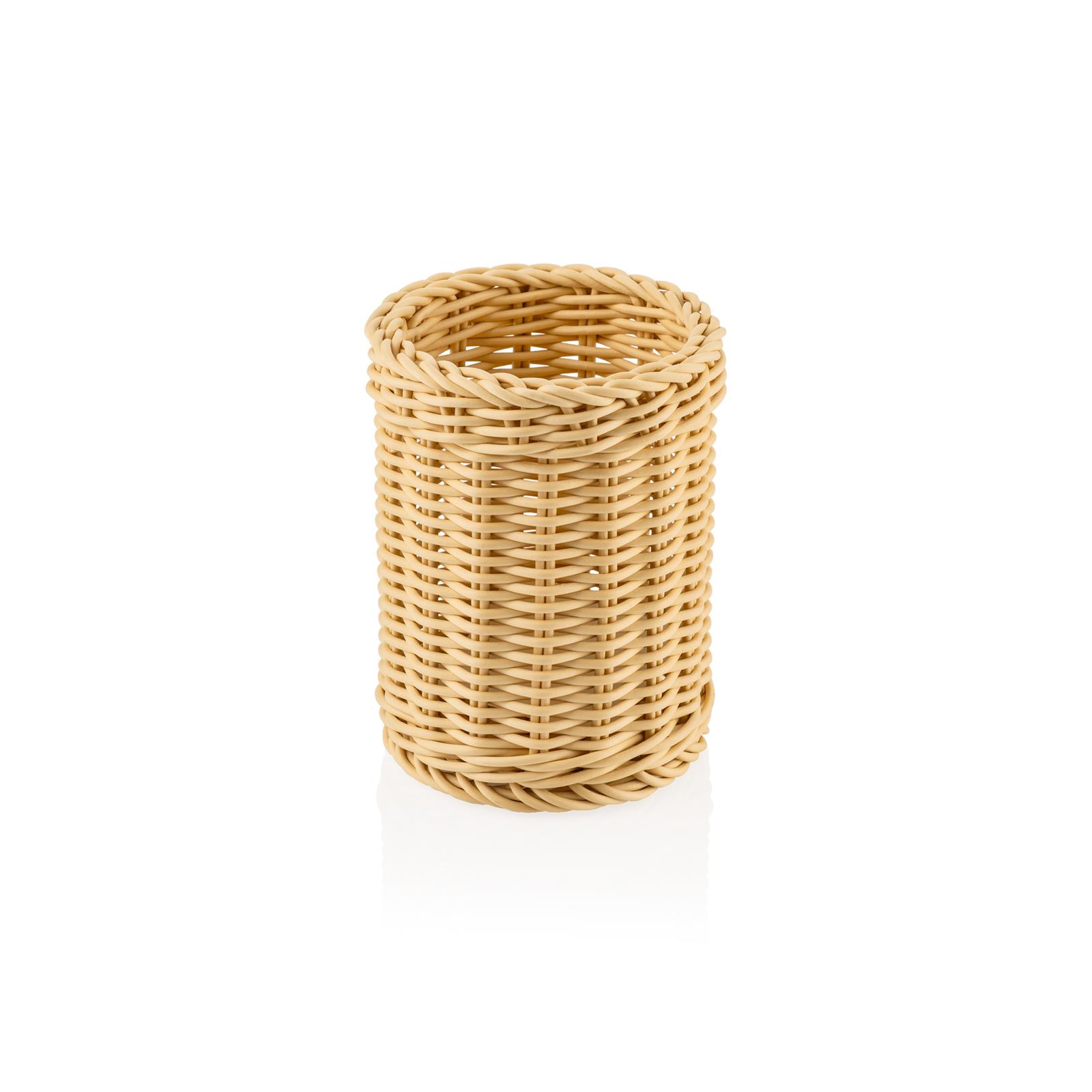 BESTECKKORB Rund beige
