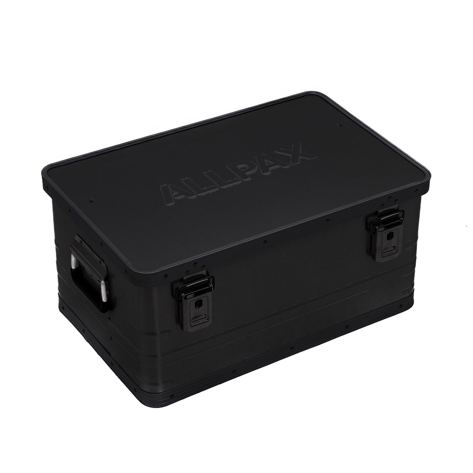 Transportbox Aluminium schwarz