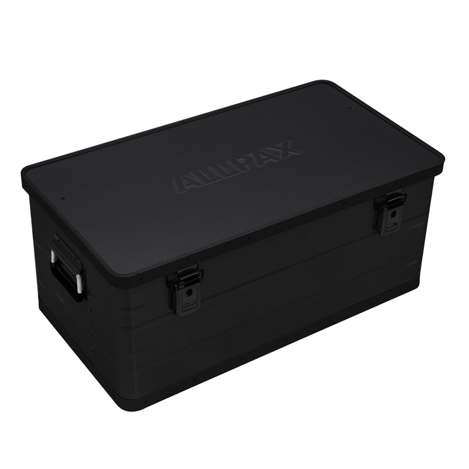Transportbox Aluminium schwarz
