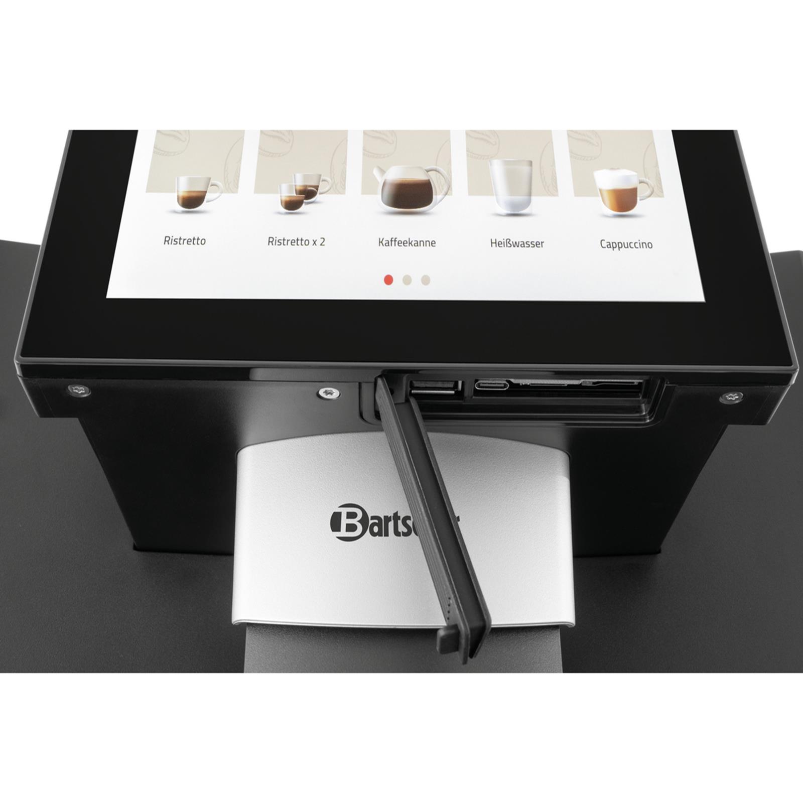 Bartscher Kaffeevollautomat Easy 550 &ndash; 4 l Tank, 19 bar, Touch-Video-Display