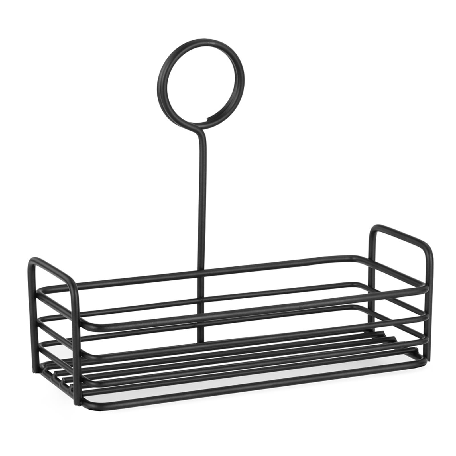 Gewürzständer, schwarz