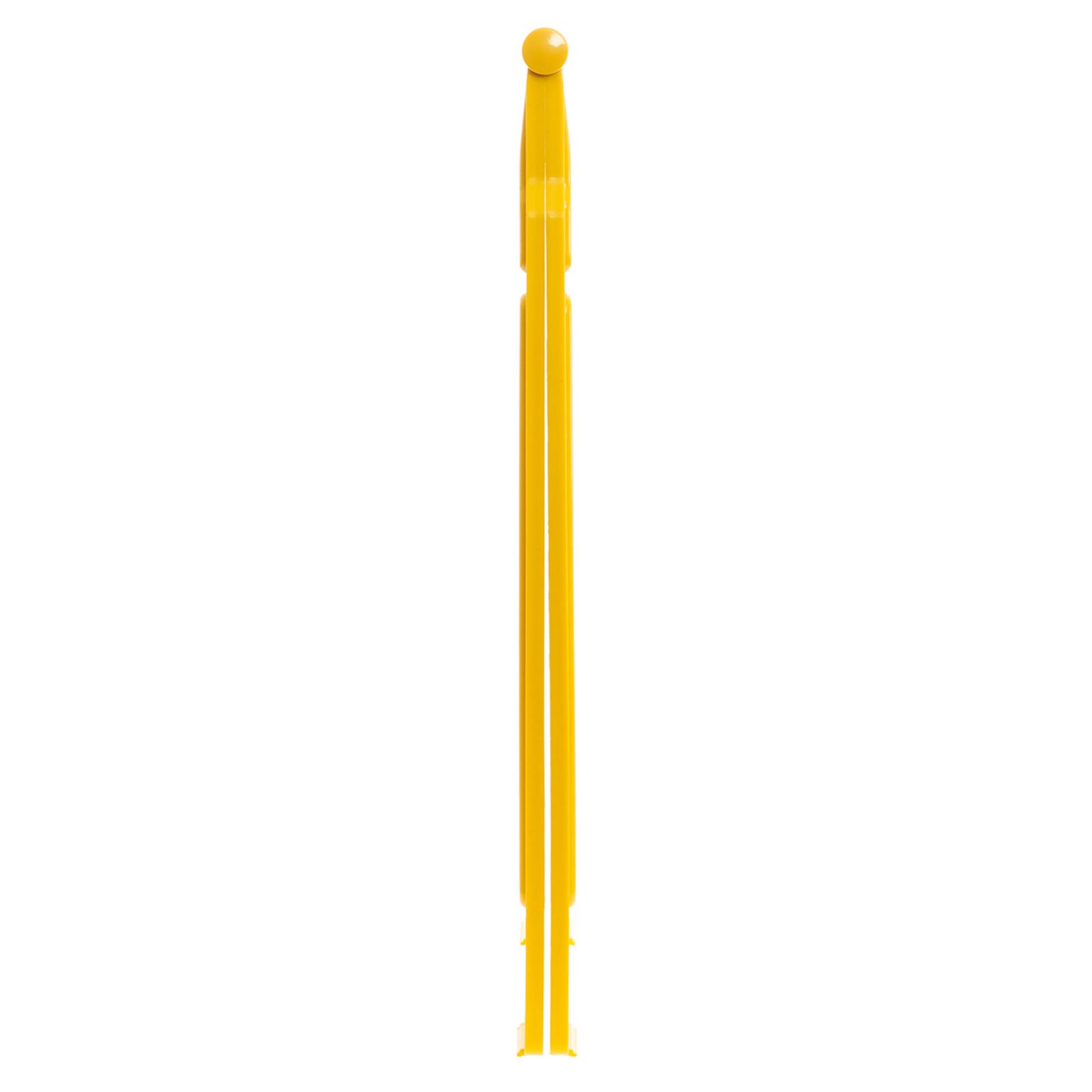 Seitliche Ansicht von STOPPO Premium Aufsteller, neutral, zusammengeklappt