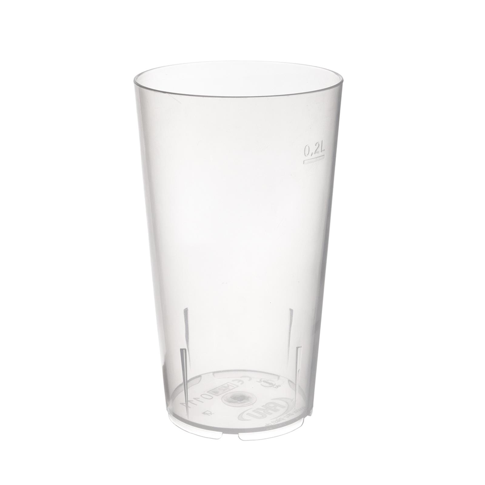 PP-Trinkbecher mit Füll-/Eichstrich 200 ml