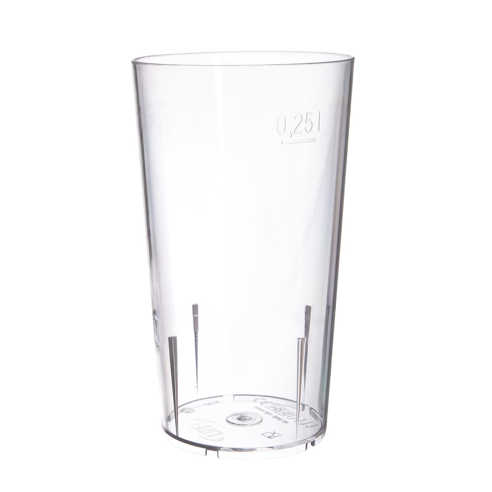 PP-Trinkbecher mit Füll-/Eichstrich, 250 ml