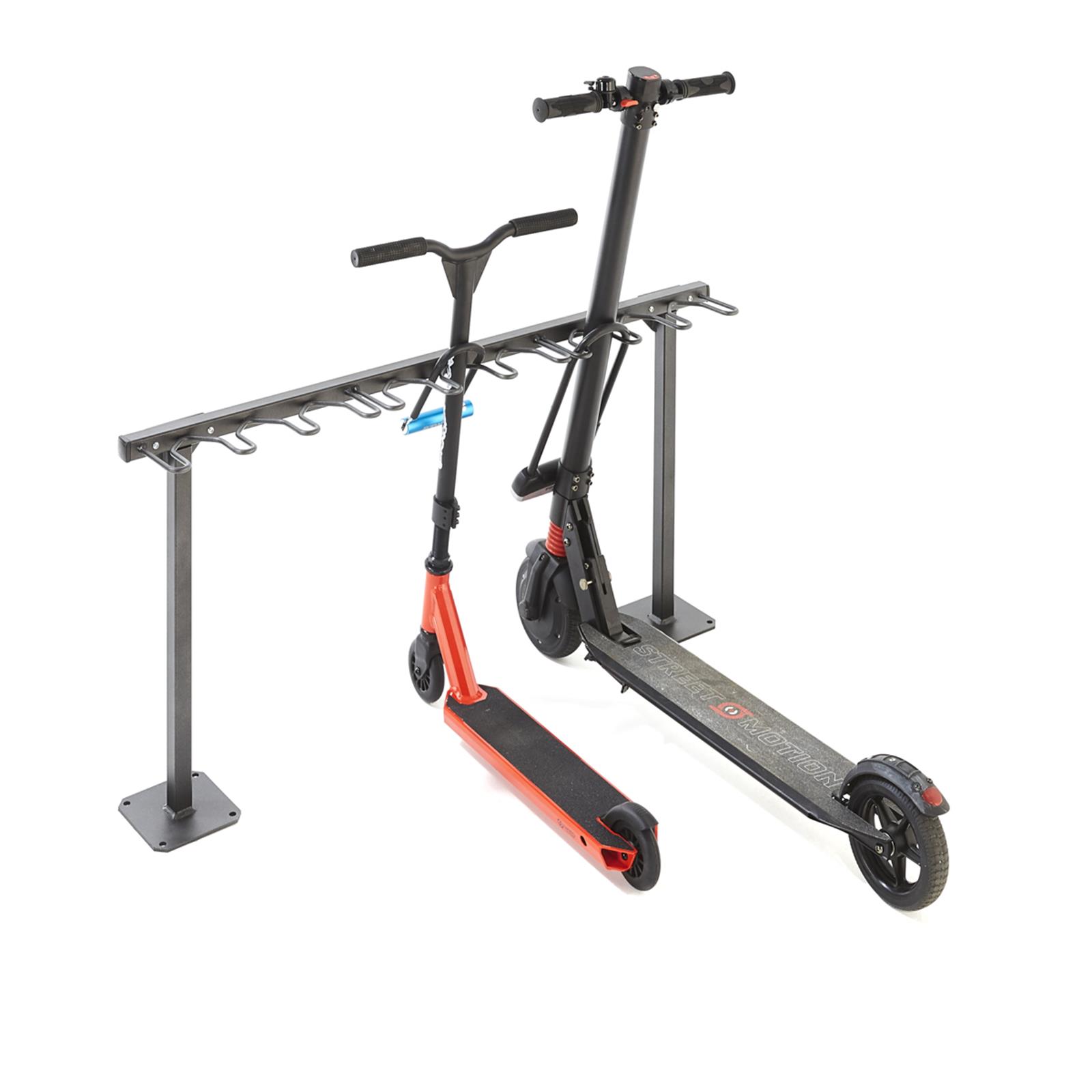 Rollerständer für 9 Tretroller – Stahl, pulverbeschichtet