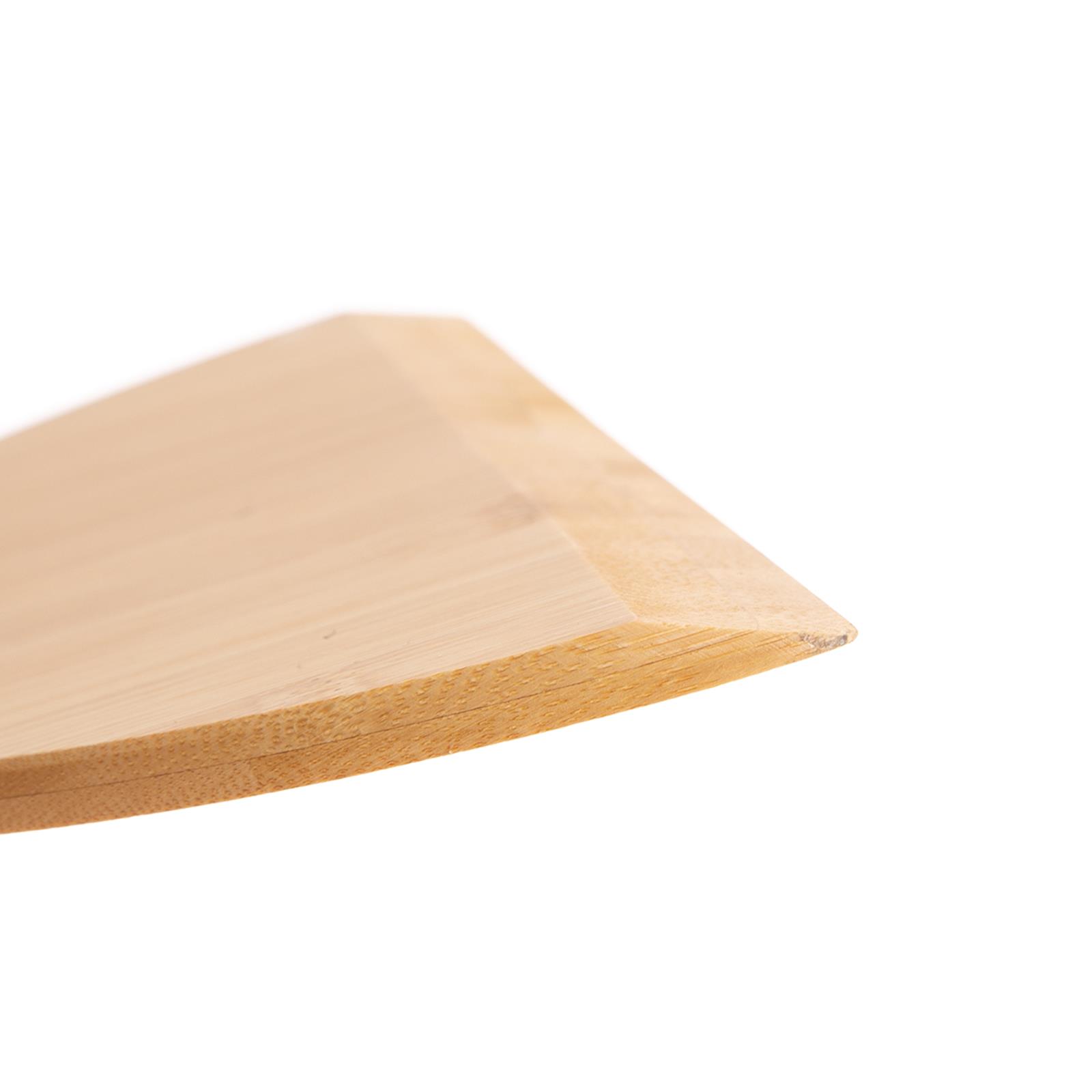 Bambusschaufel für Pizzaofen seitlich