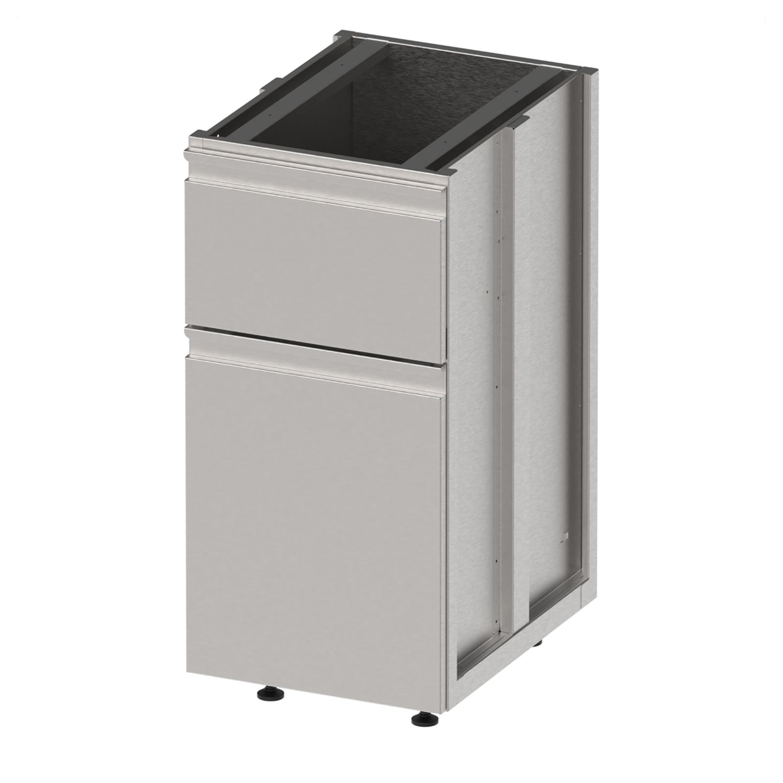 Unterschrank Bar mit Auszug und Kippschublade