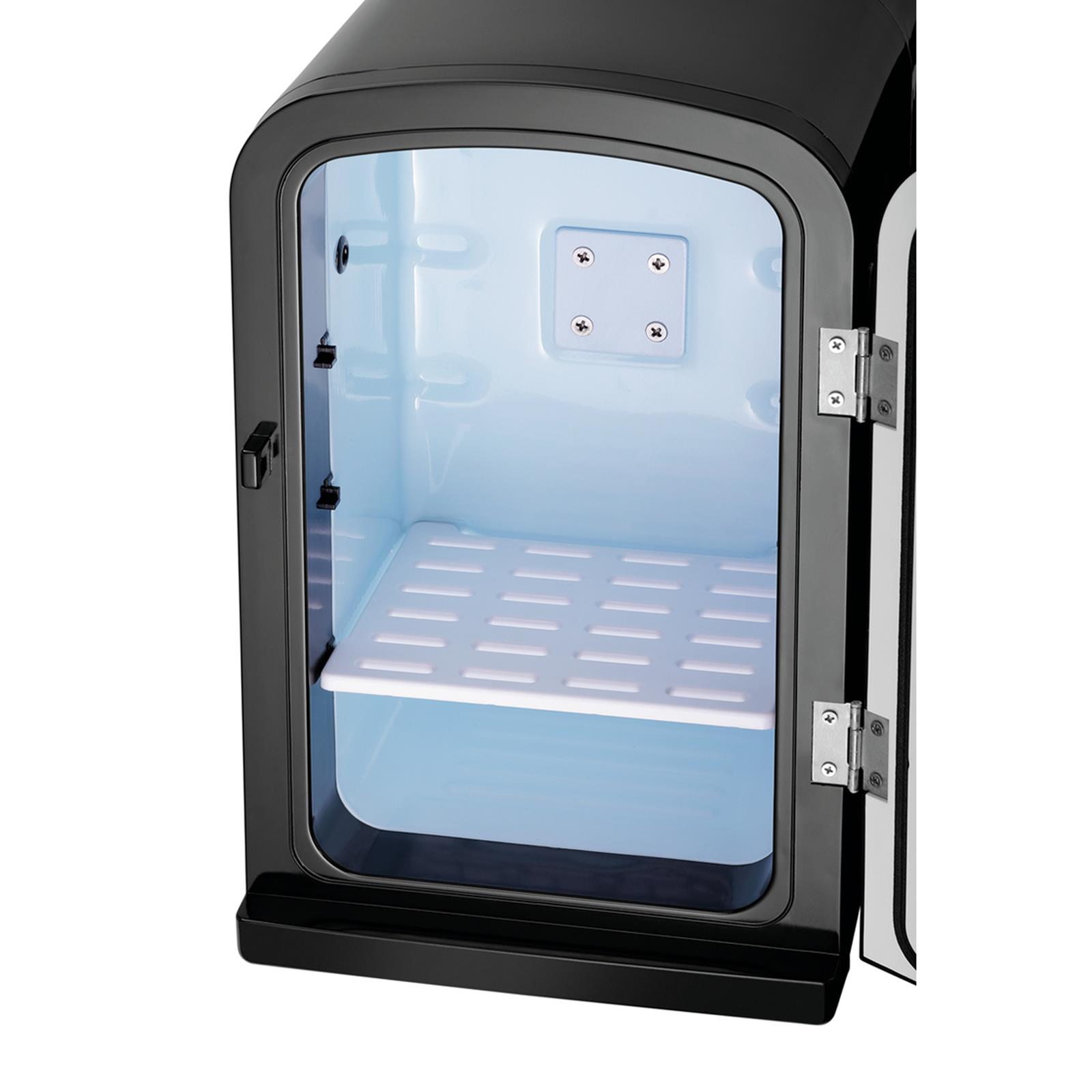 Milchkühlschrank, geöffnet