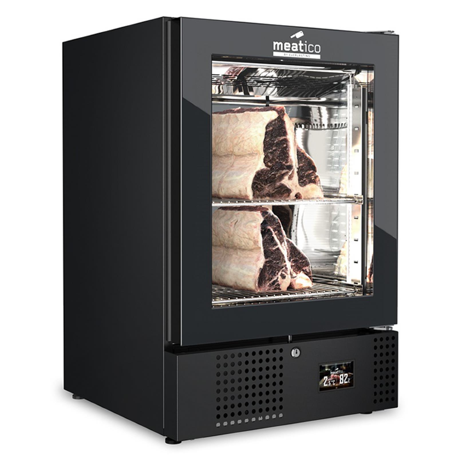 Fleischreifeschrank Premium schwarz, 125 l