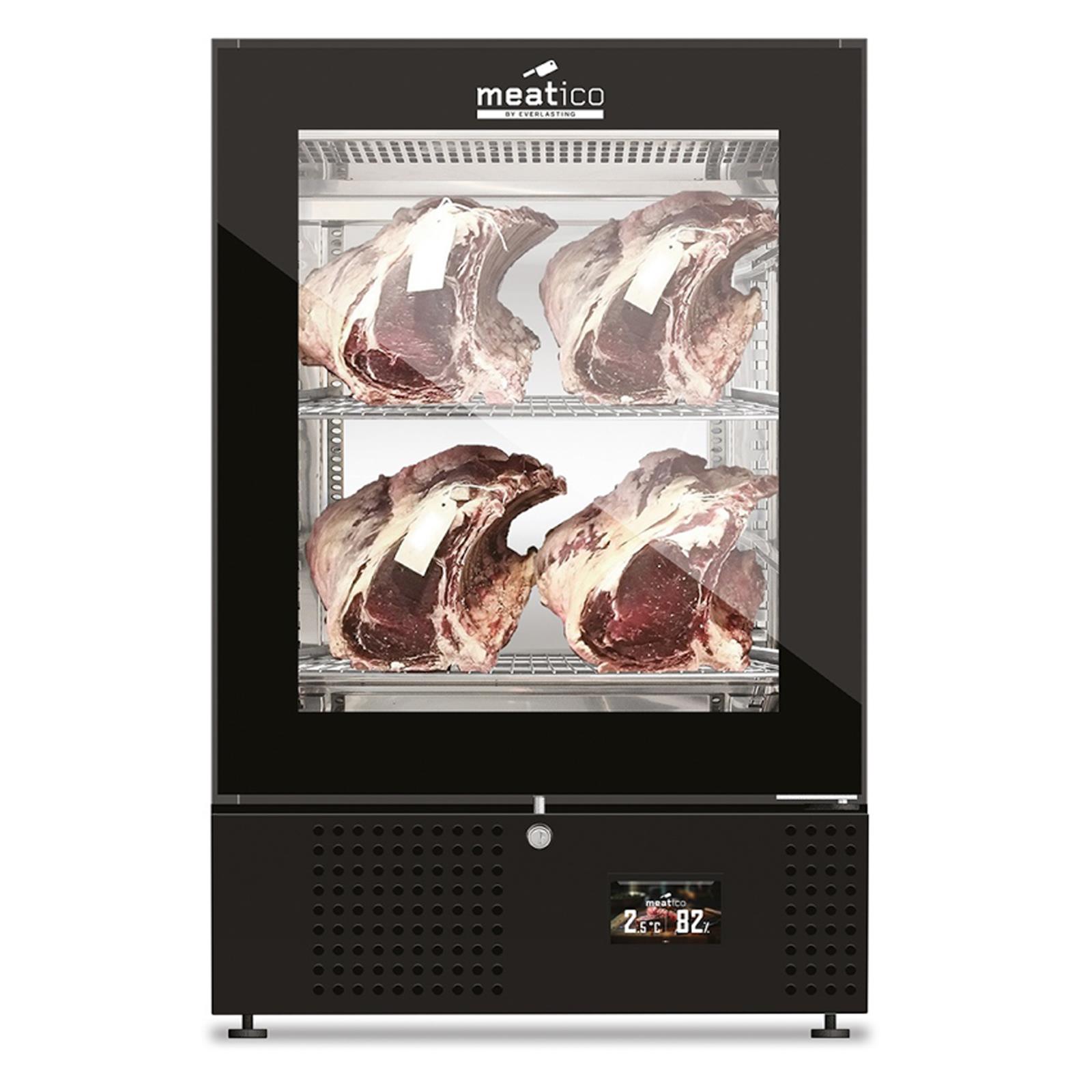 Fleischreifeschrank Premium schwarz, 125 l