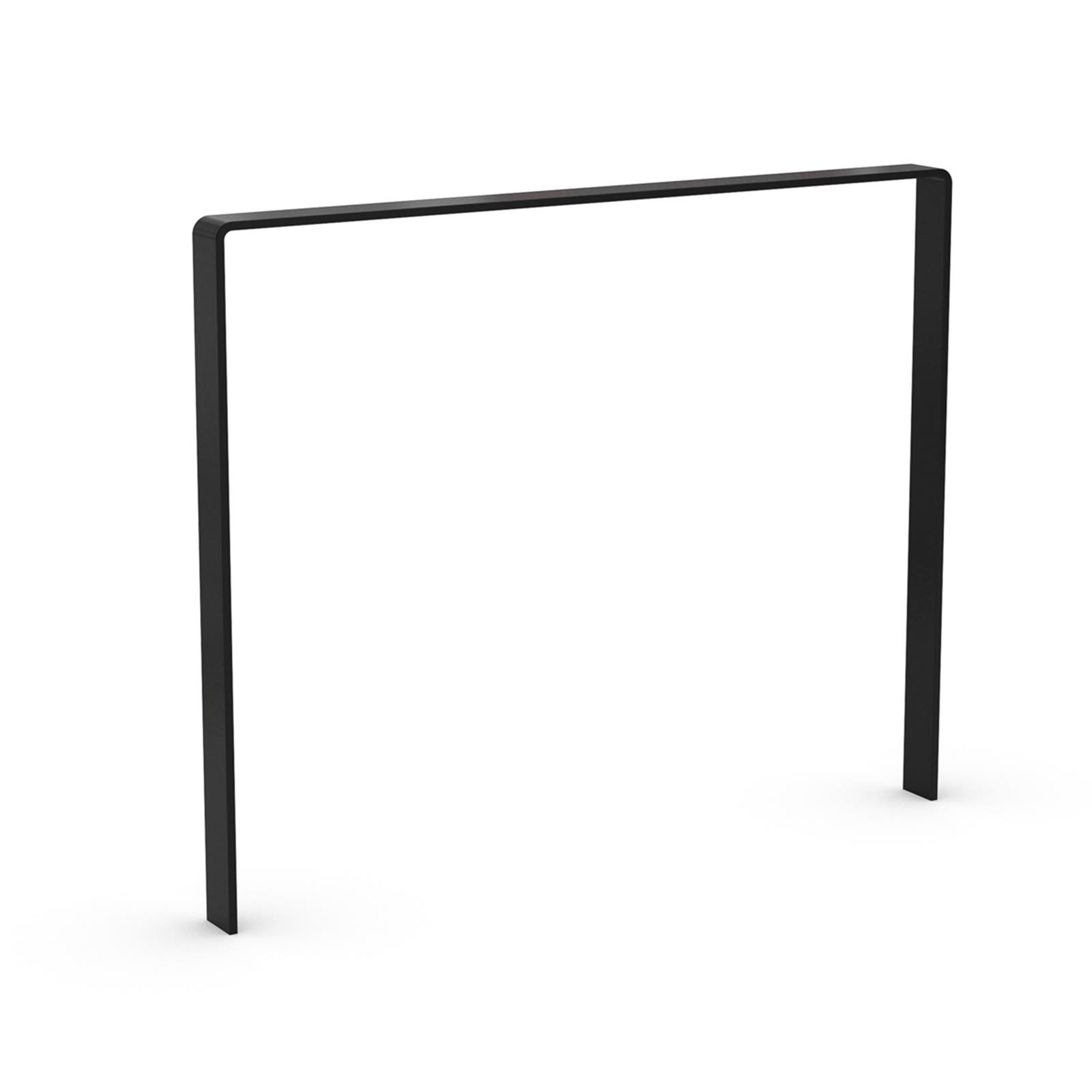 Anlehn- und Absperrbügel 9610 Black Edition, schwarz