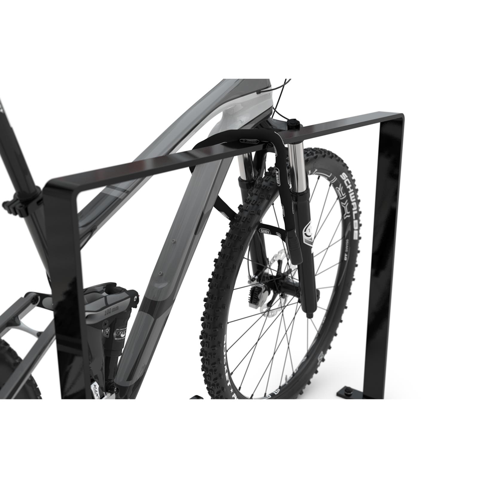 Anlehn- und Absperrbügel 9610 Black Edition, schwarz