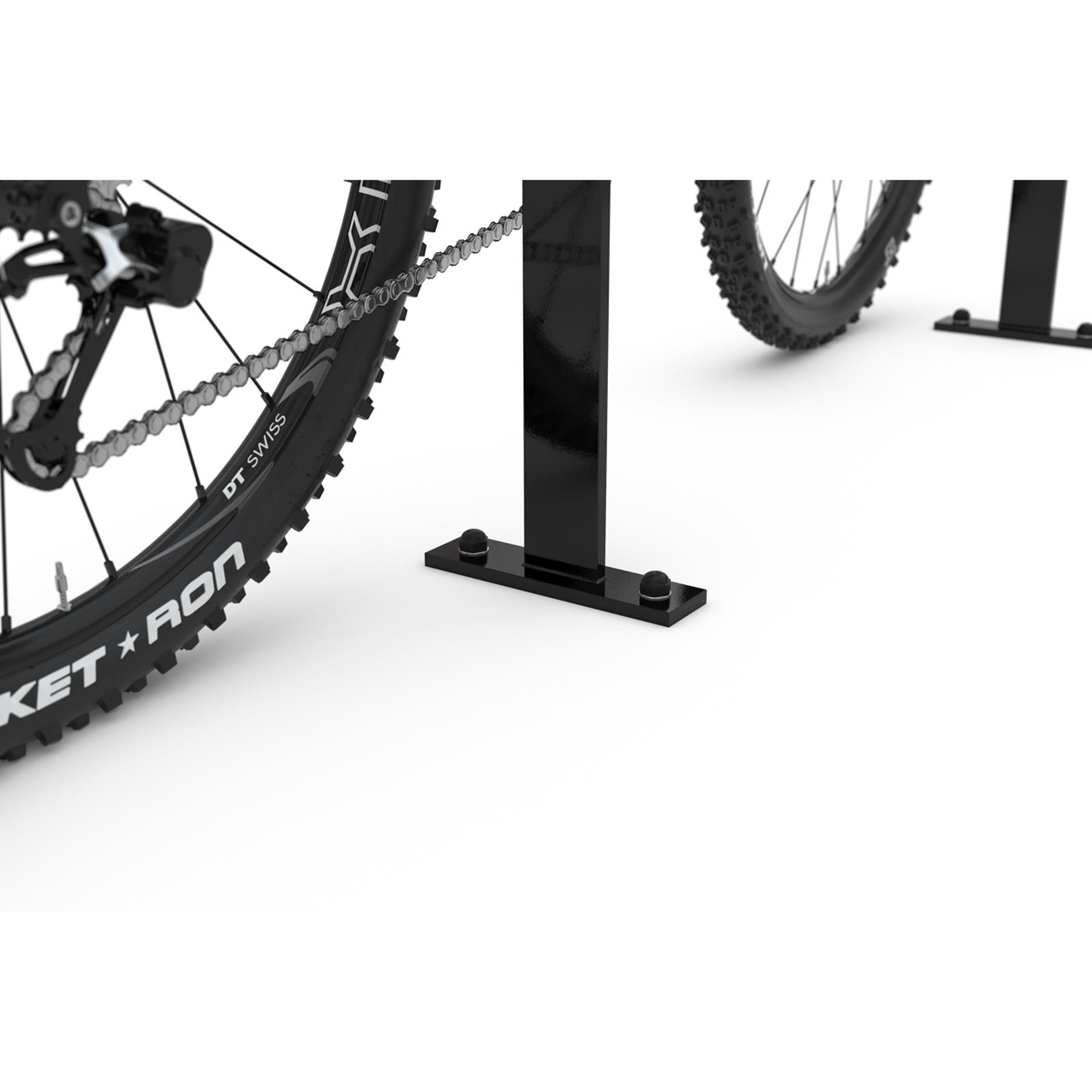 Anlehn- und Absperrbügel 9610 Black Edition, schwarz