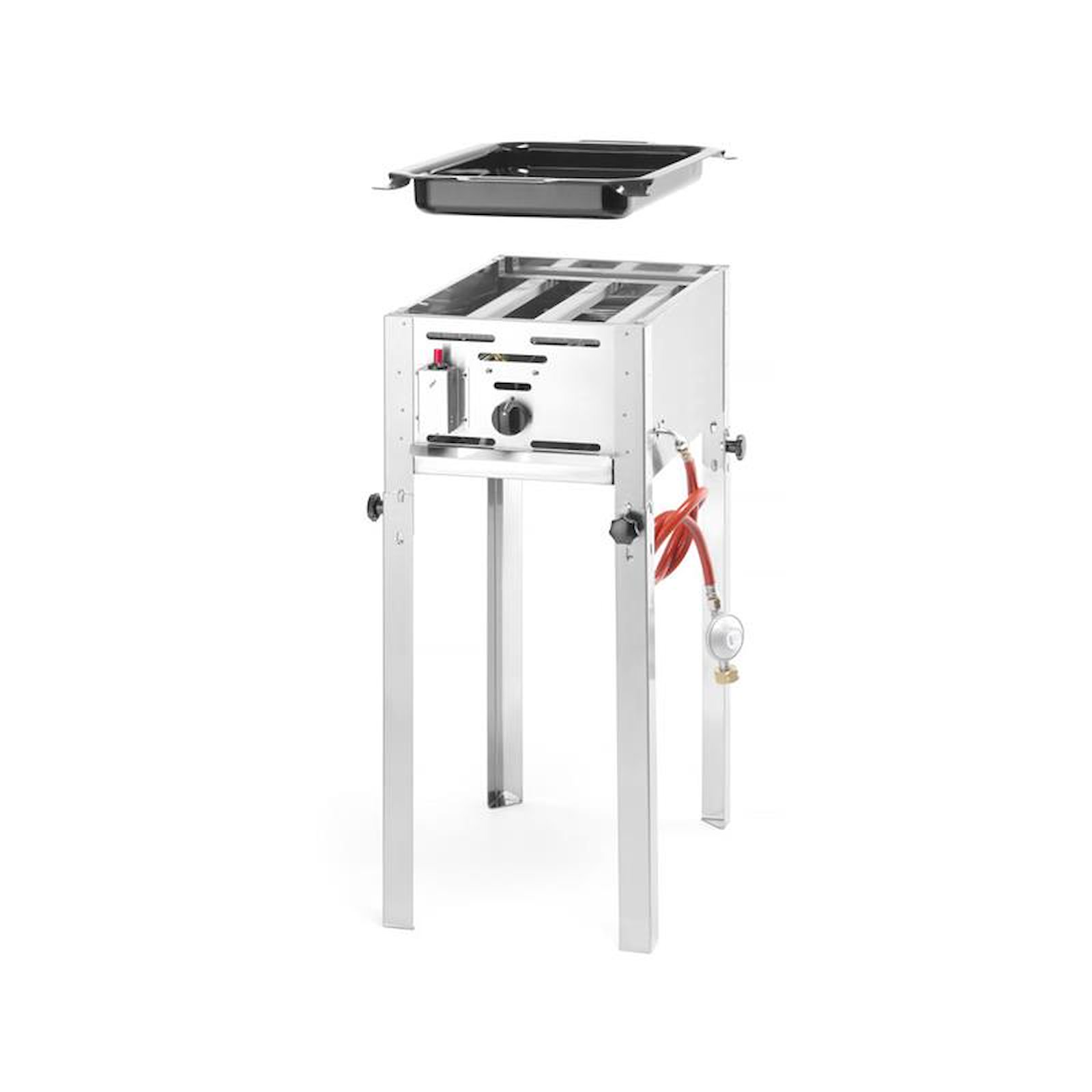 Hendi Edelstahlgrill mit GN-Blech