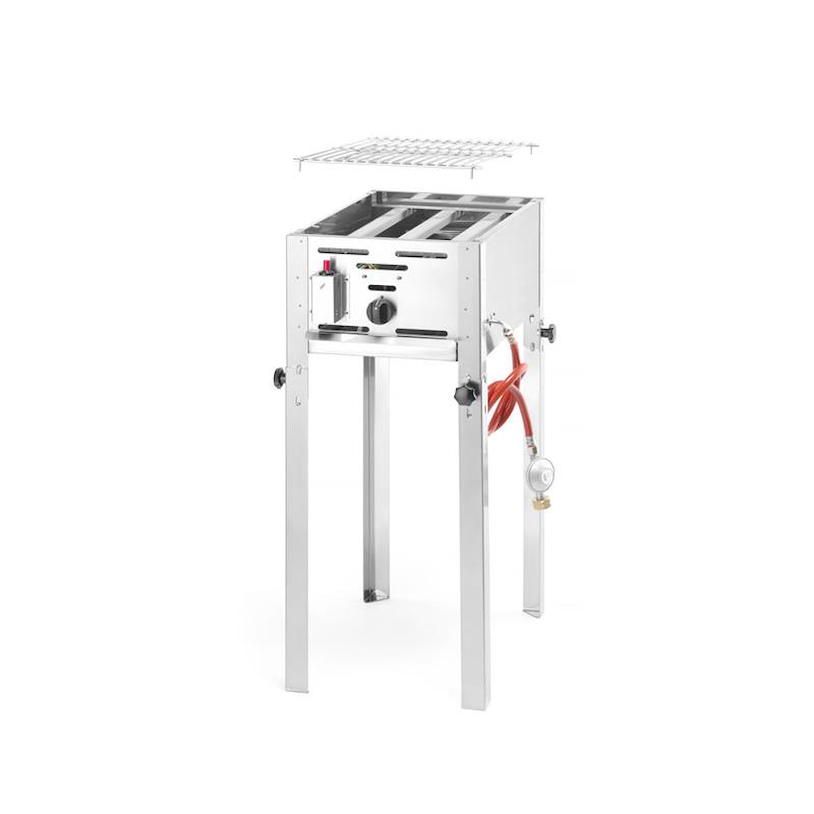 Hendi Edelstahlgrill mit Grillrost