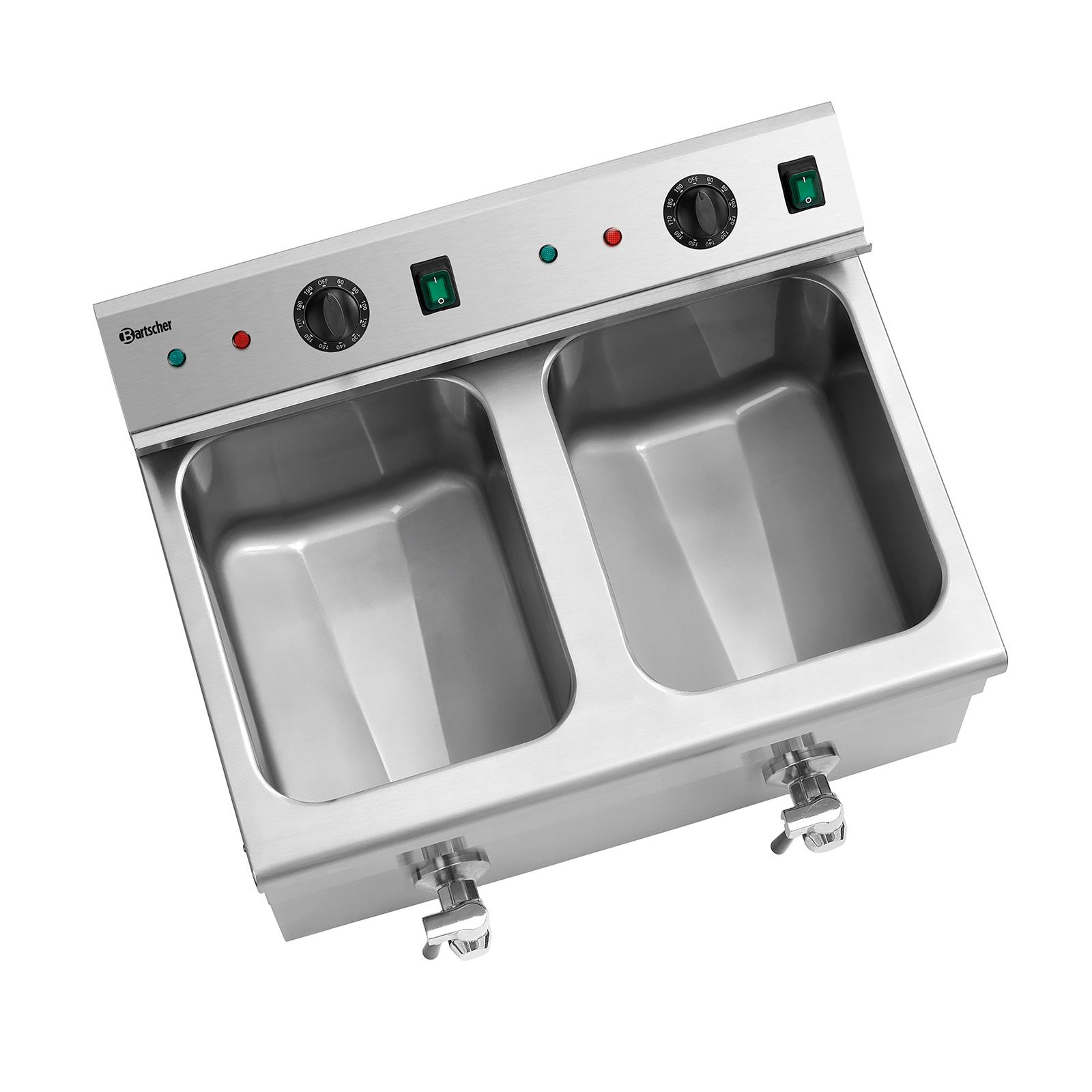 Induktions-Fritteuse 2x8L Plus