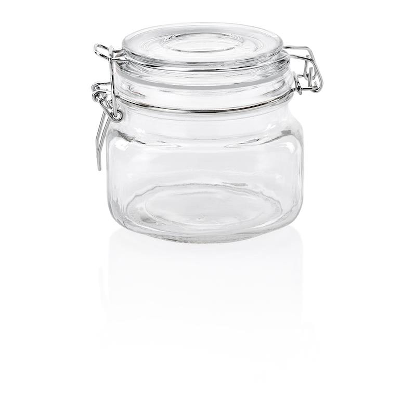 Bügelverschlussglas, eckig