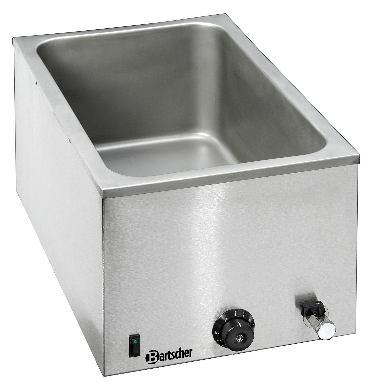 Bain Marie, 1/1GN, 200mm, mit Hahn