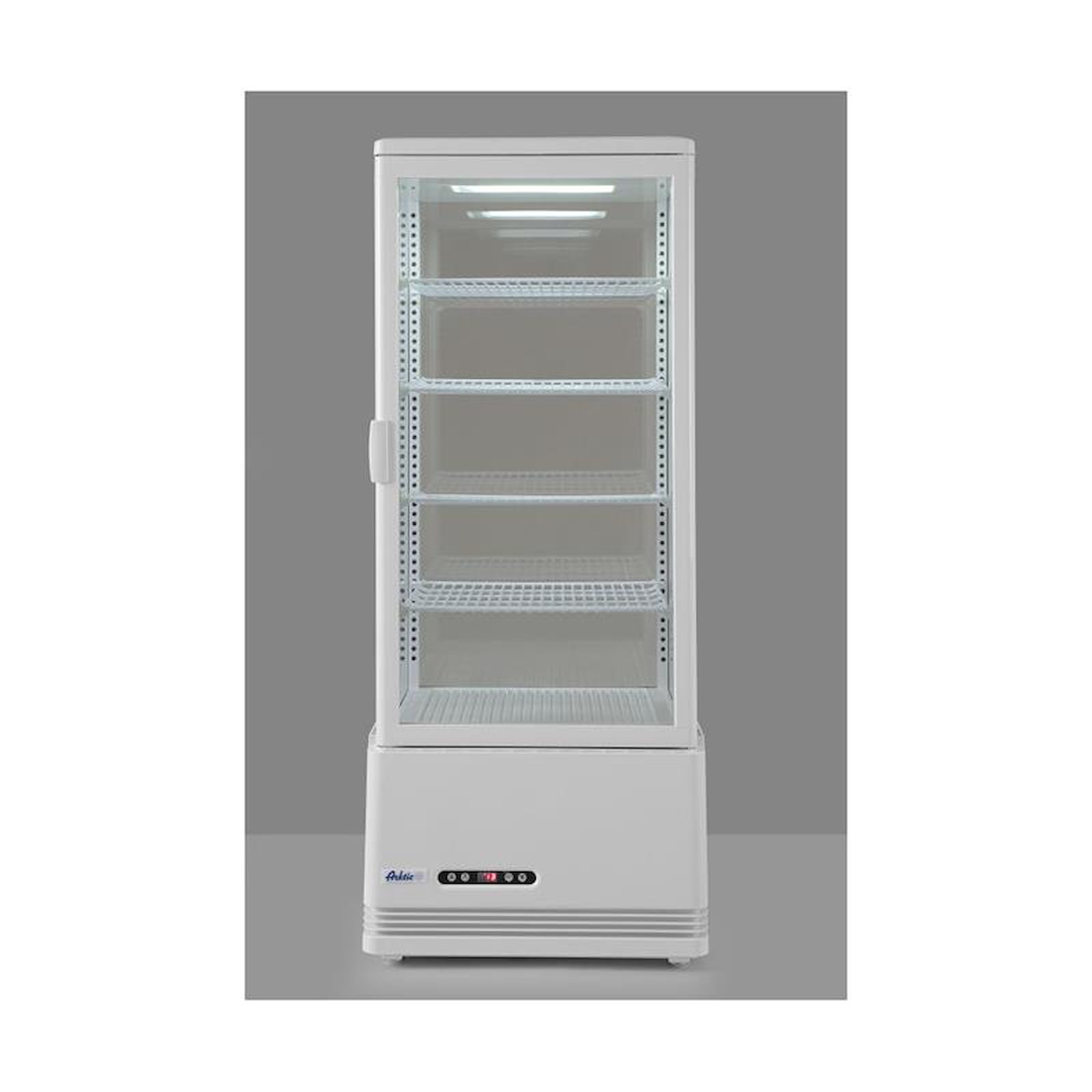 Hendi Kuchenvitrine 98 Liter weiß