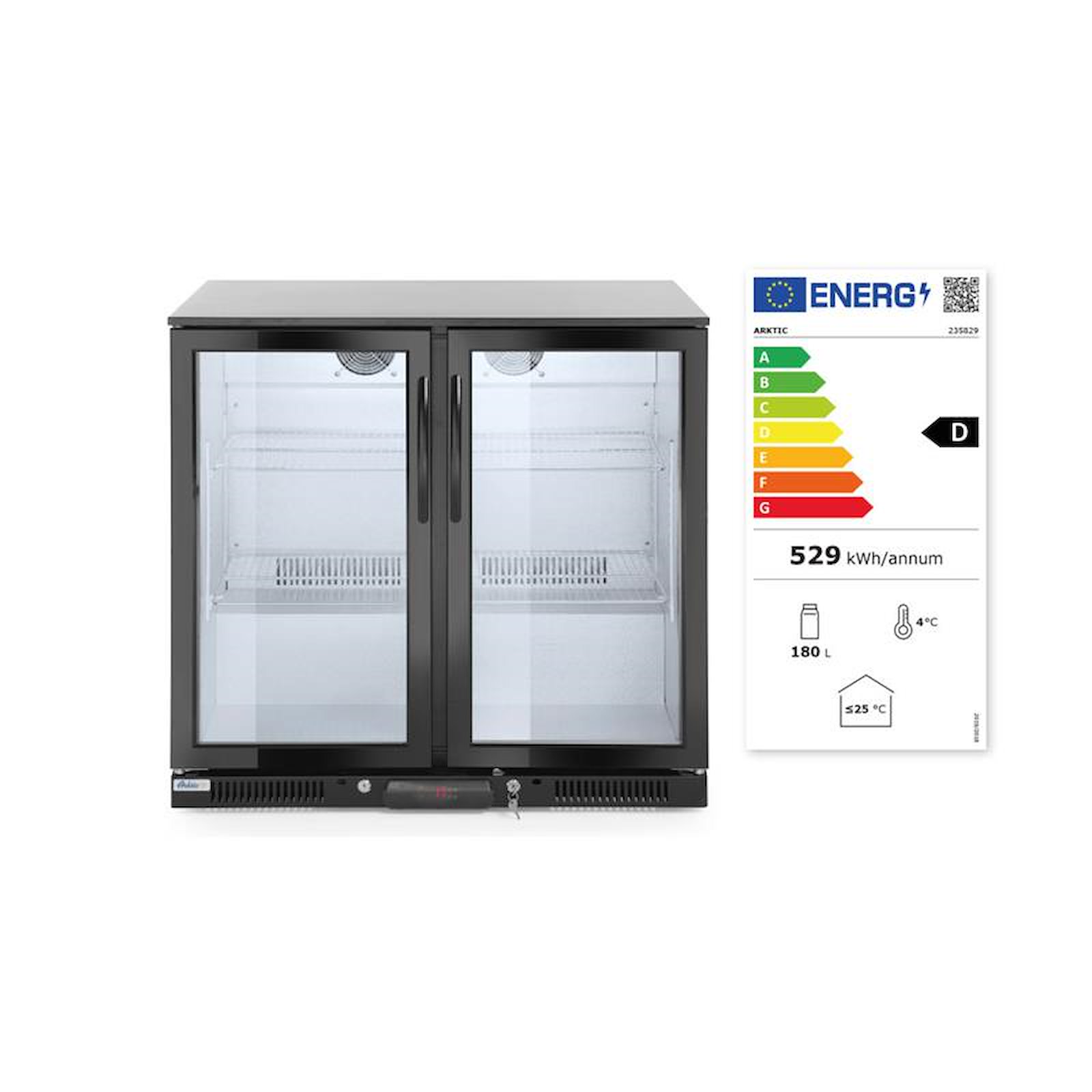 Hendi Flaschenkühlschrank 200 l