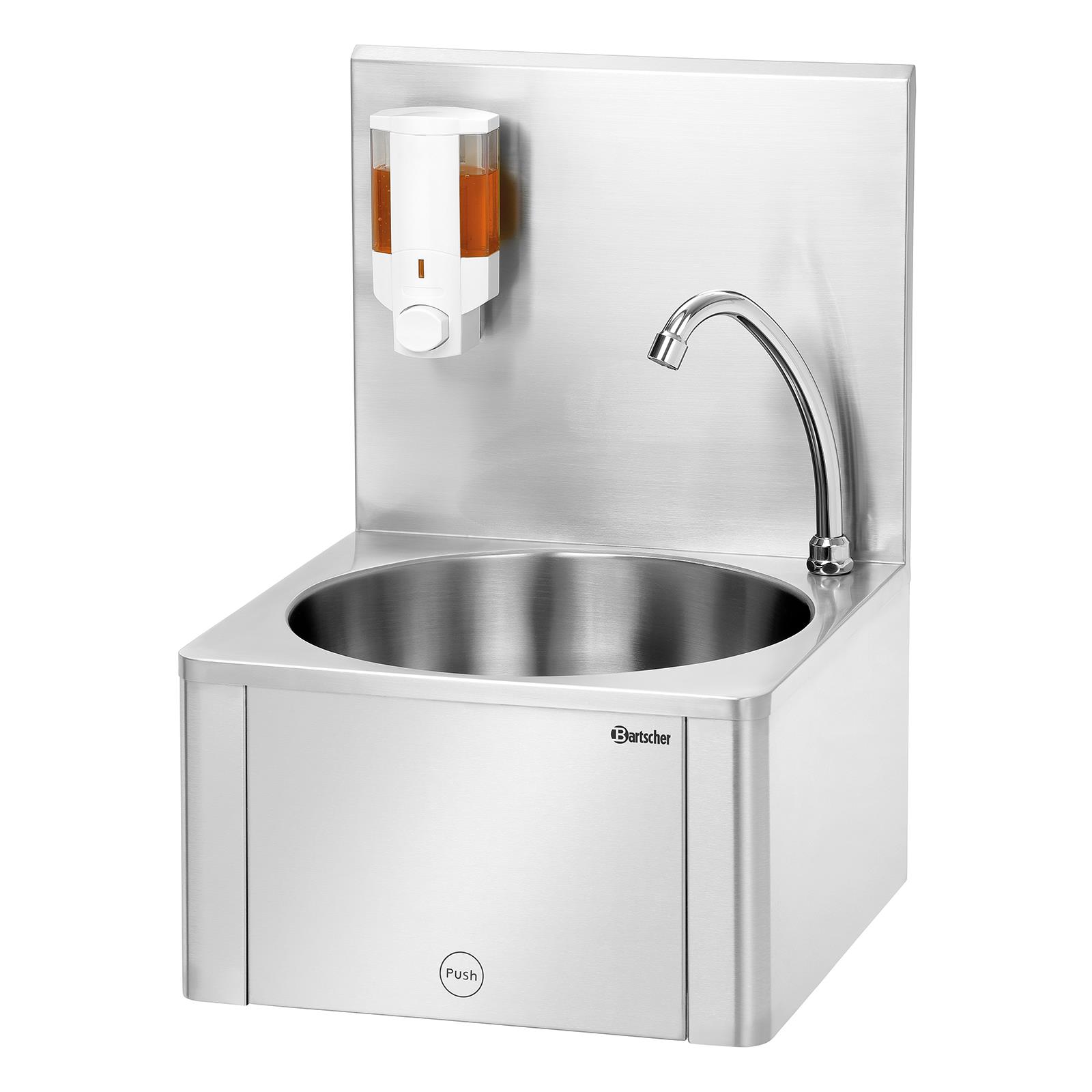 Handwaschbecken mit Seifenspender