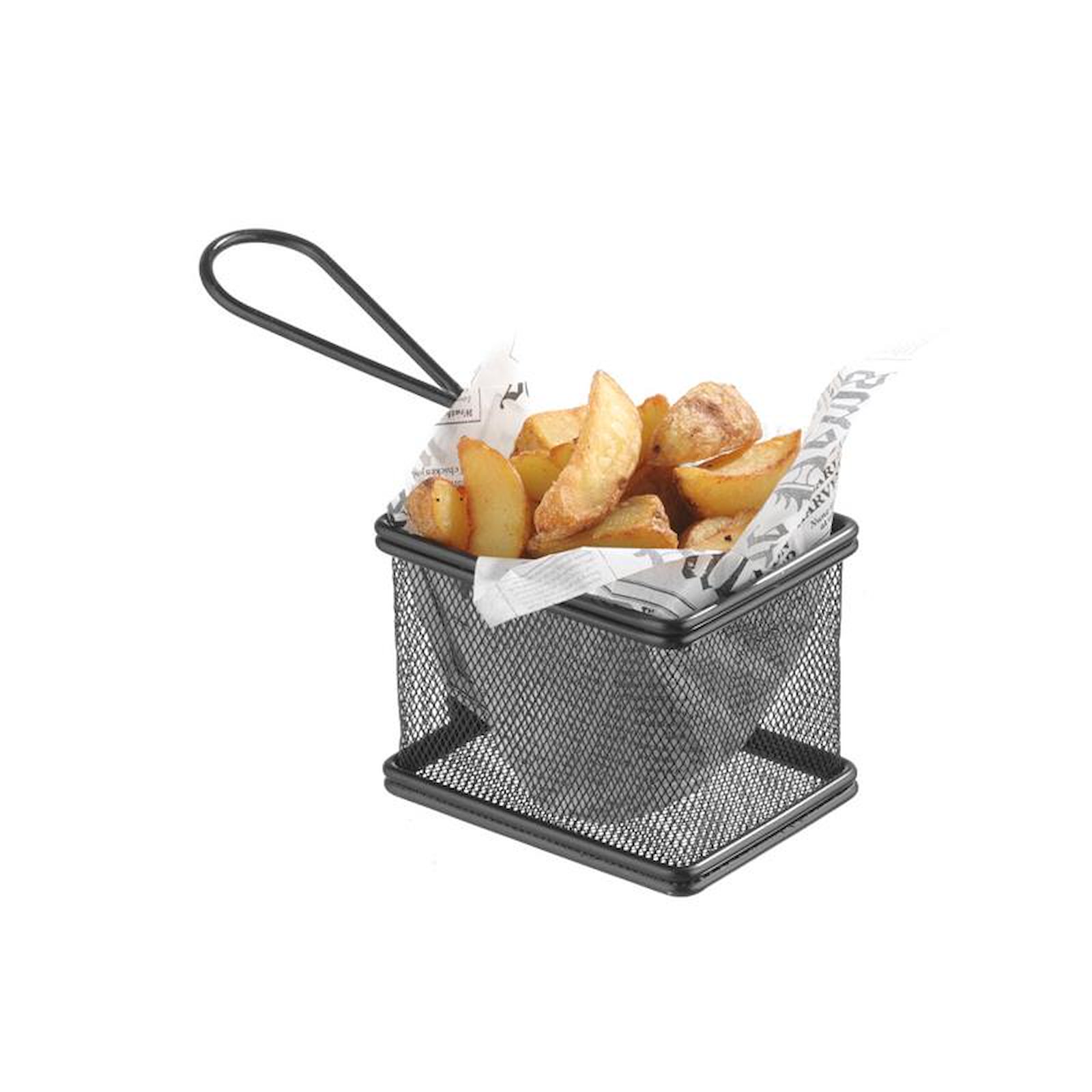 Hendi Mini Frittierkorb schwarz