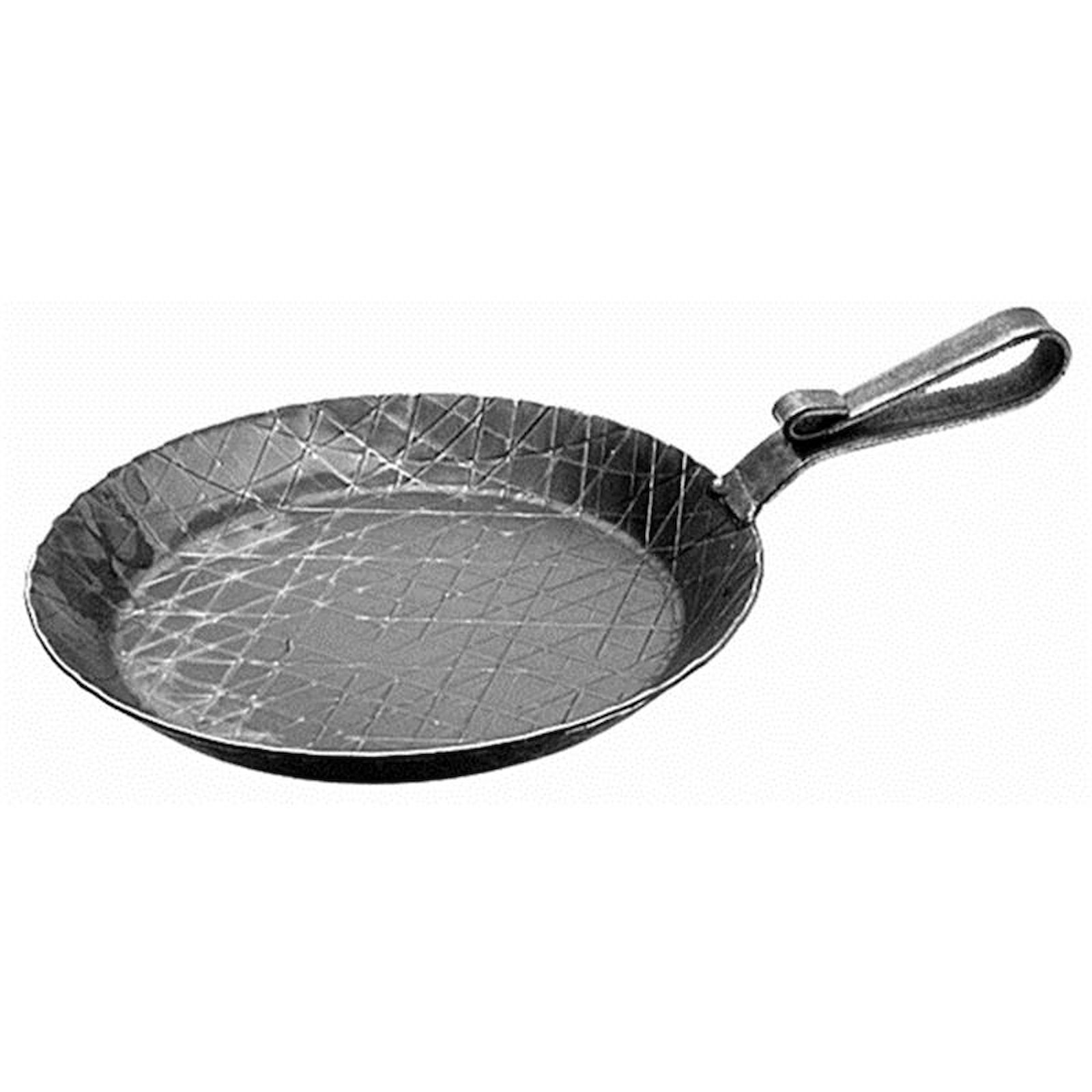 Servierpfanne  mit gebogenem Griff