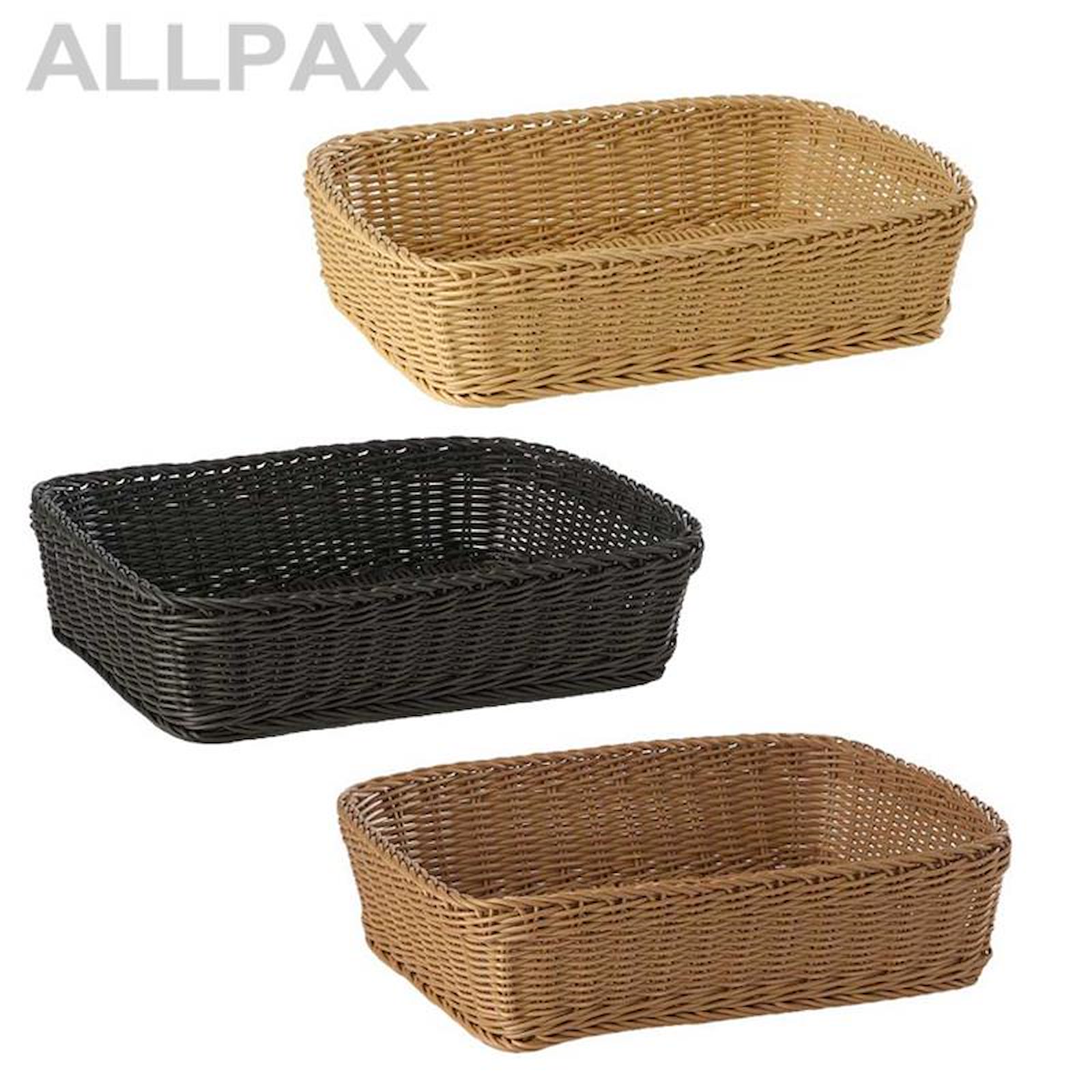 Korb -PROFI LINE- rechteckig 40 x 30 x 10 cm 3 Farben