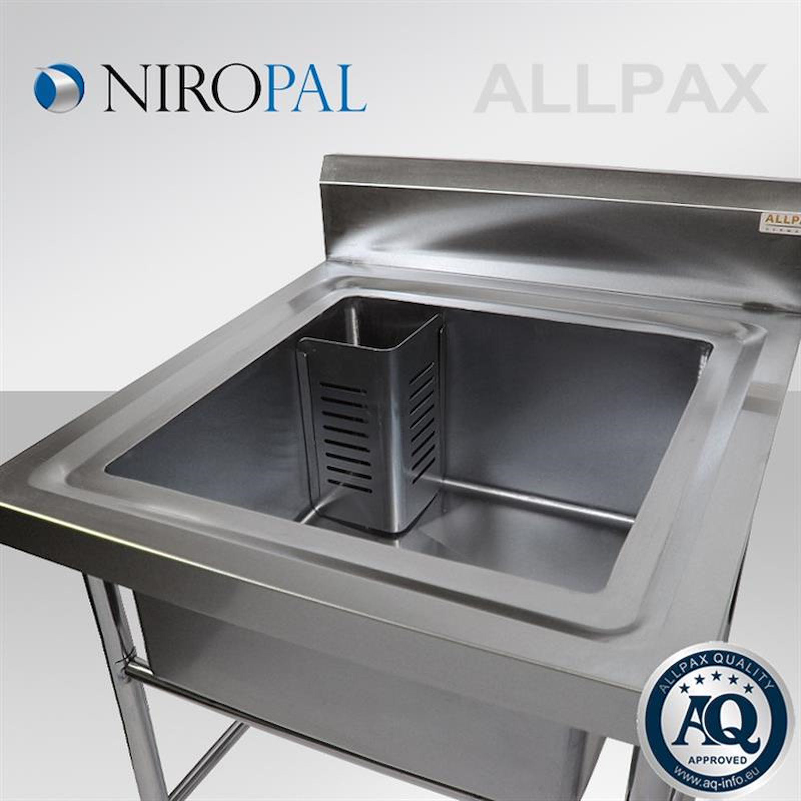 NIROPAL Spültische mit extra großem Becken