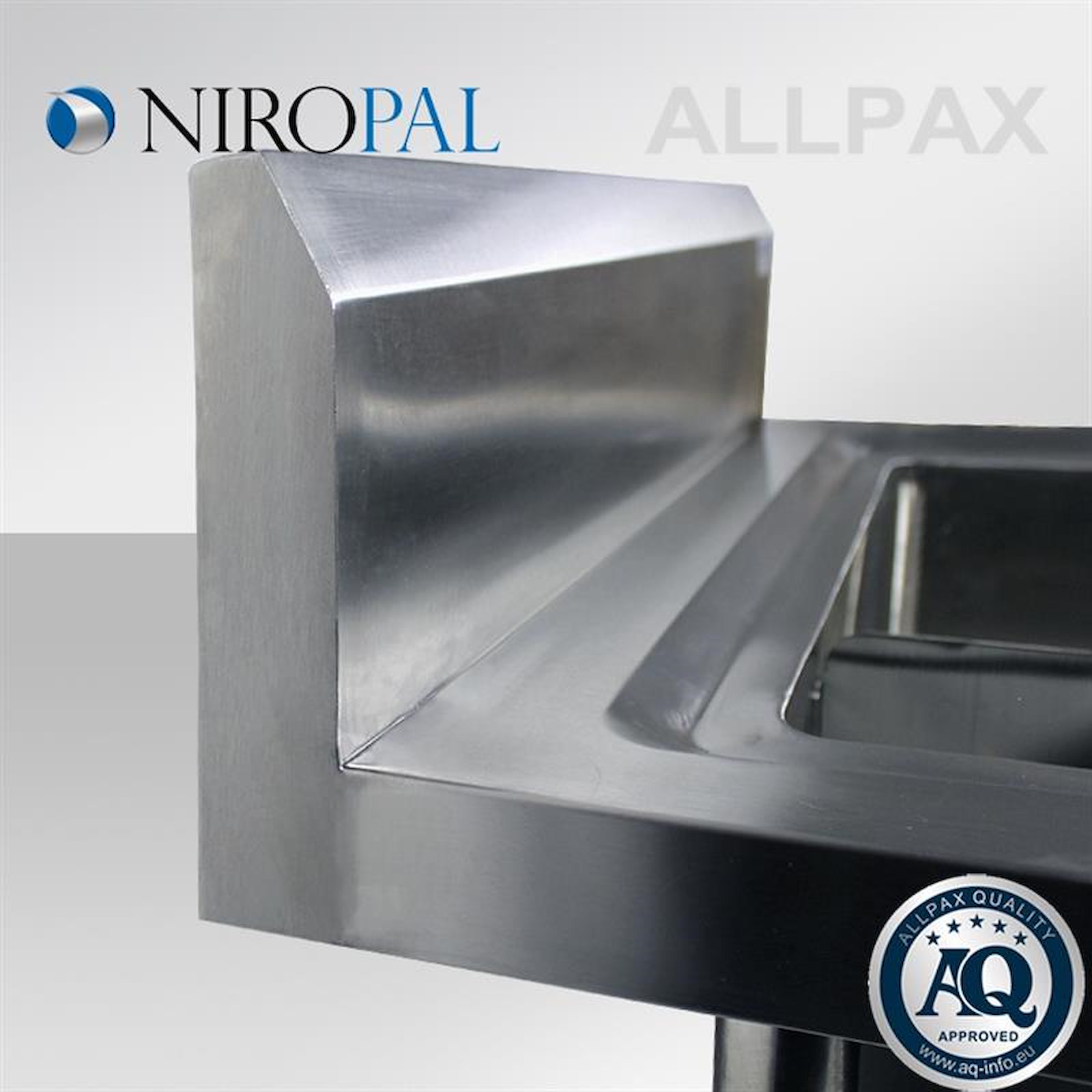 NIROPAL Spültische mit extra großem Becken