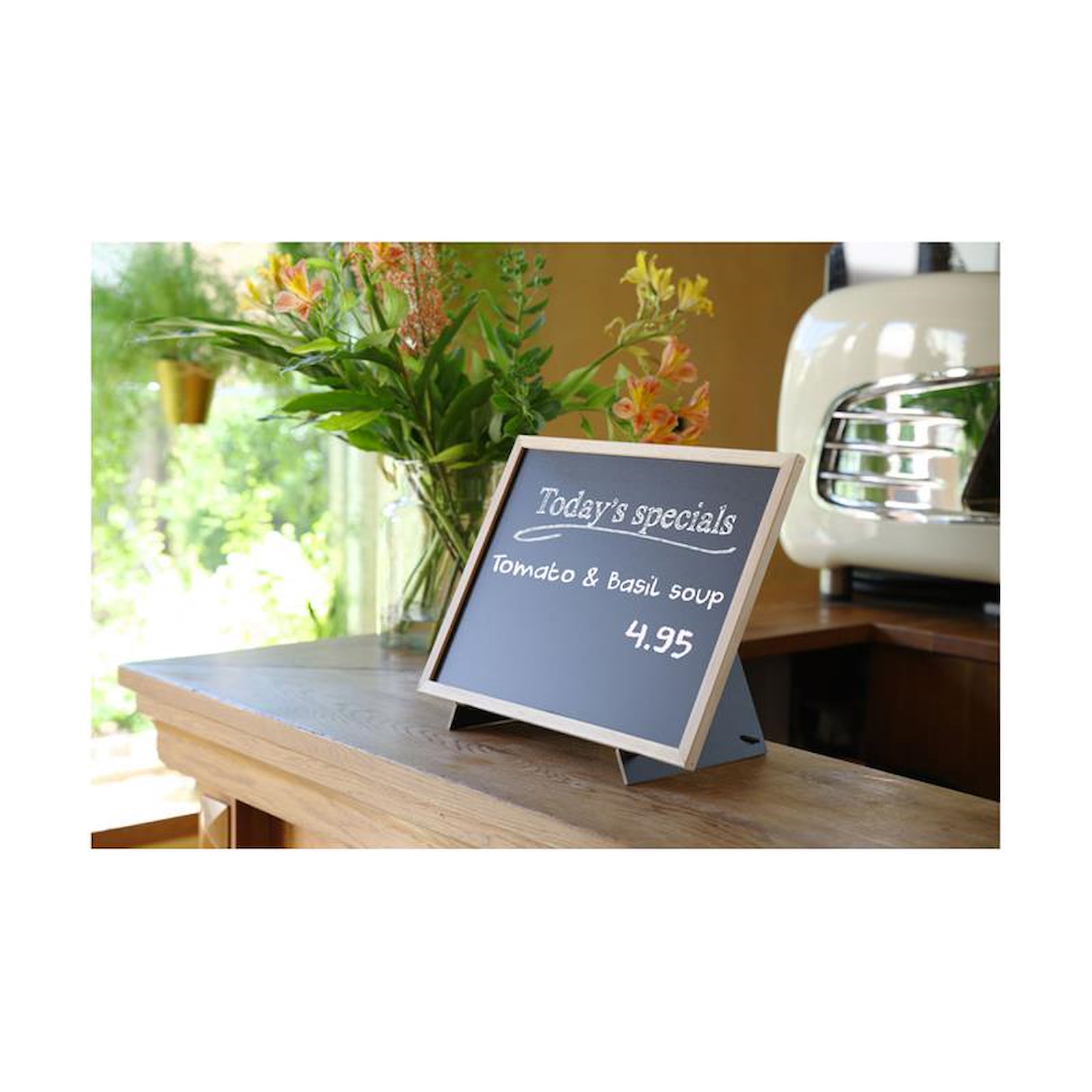 Kreidetafel mit Standfuß, 40 cm