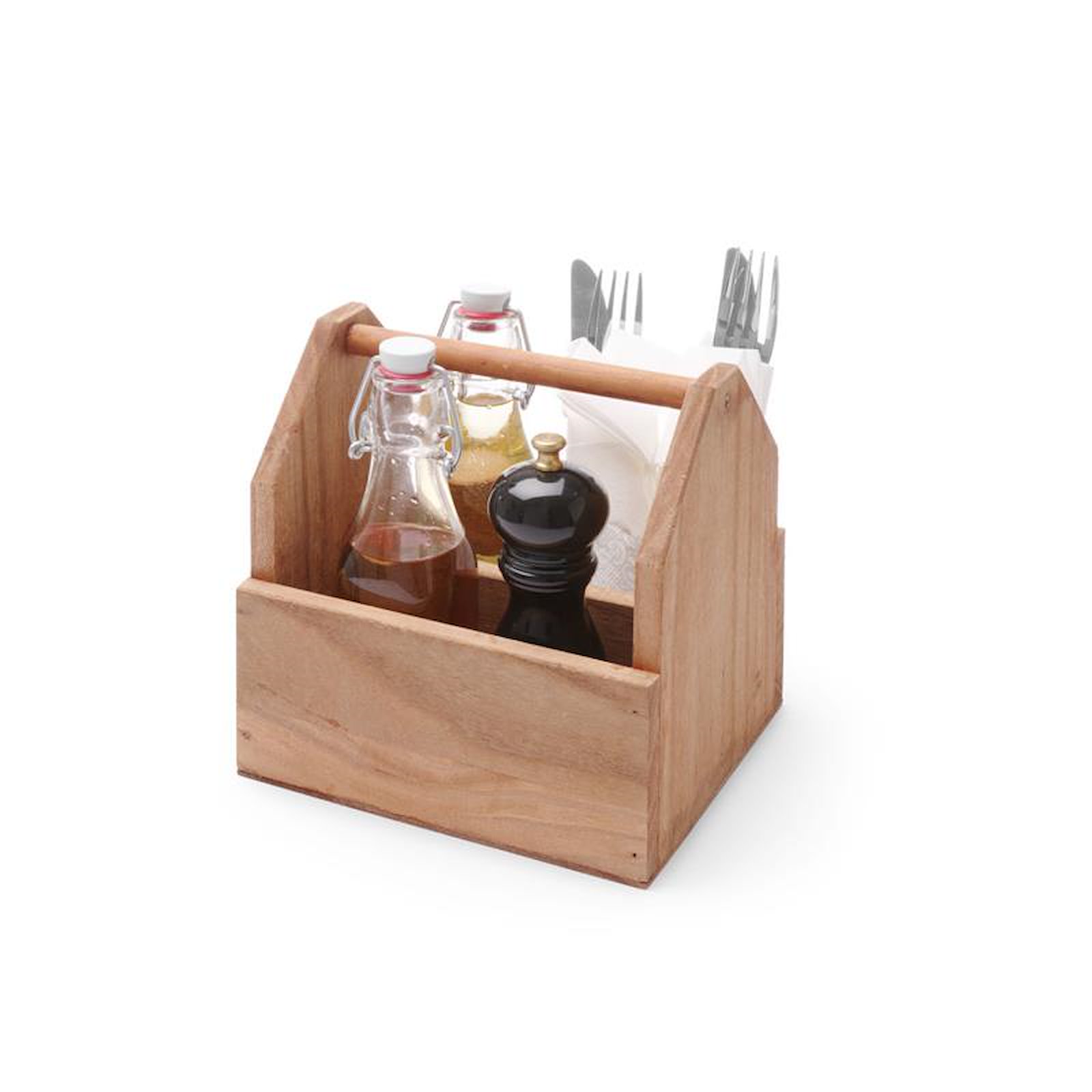 Hendi Table Caddy aus Holz