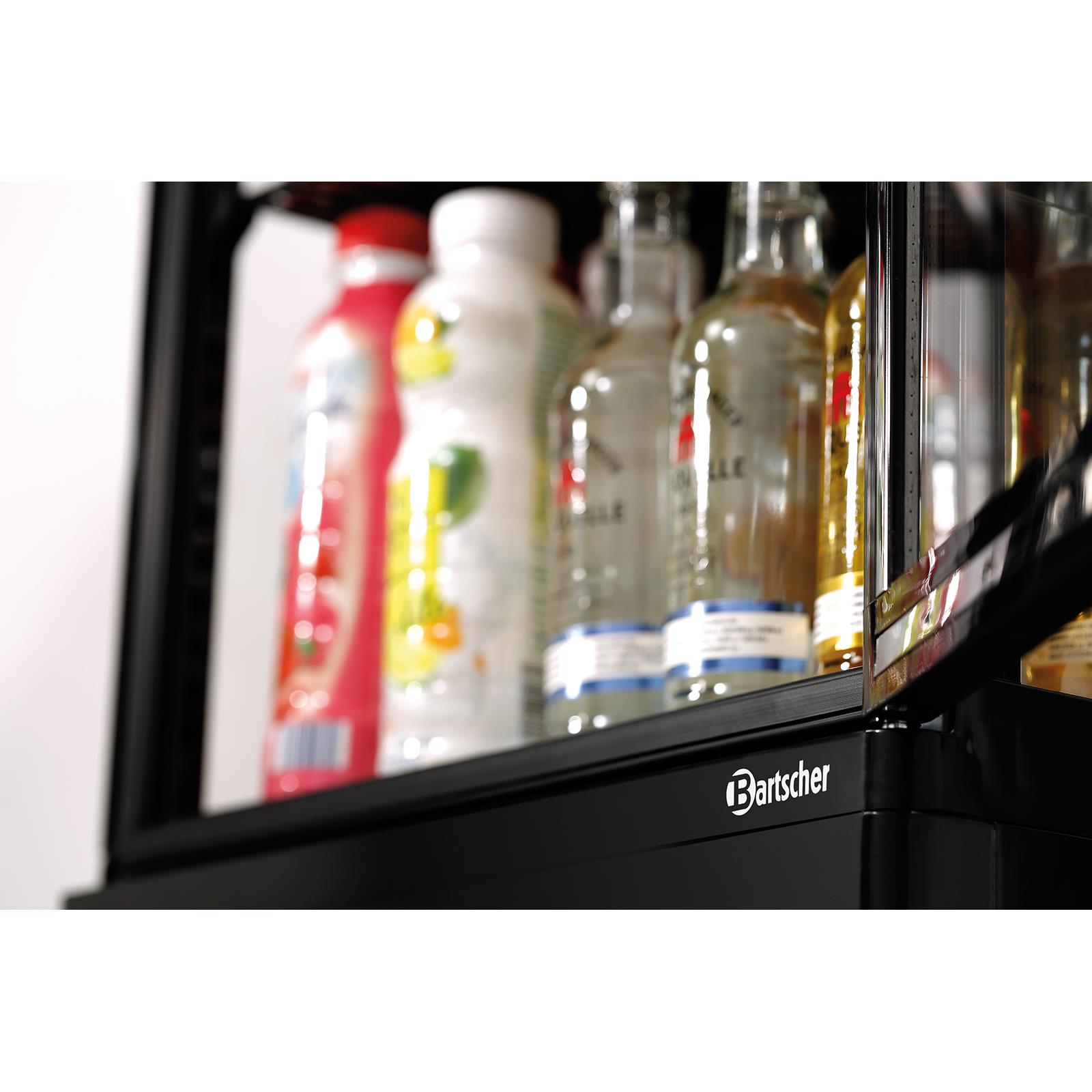 Mini-Kühlvitrine 78L, schwarz