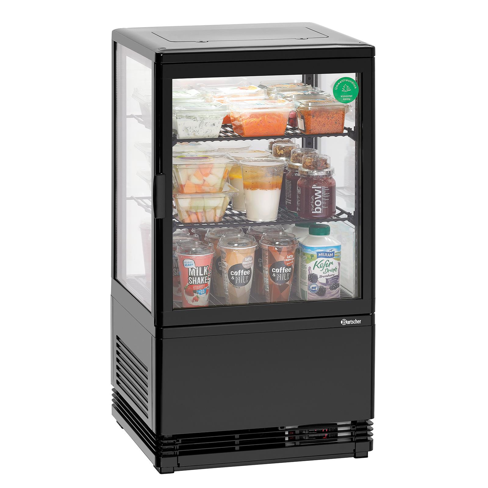 Mini-Kühlvitrine 58L-SW
